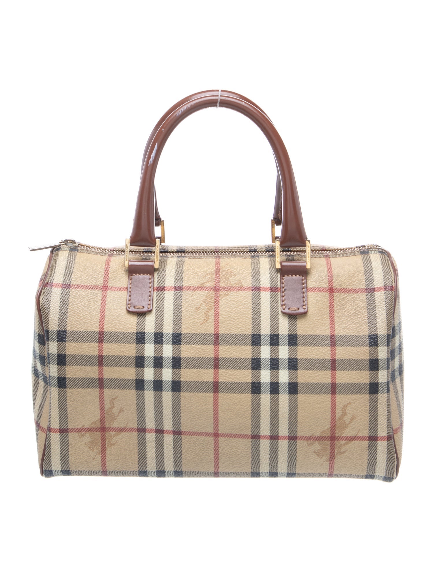 Burberry London Haymarket Check Top Handle Bag
