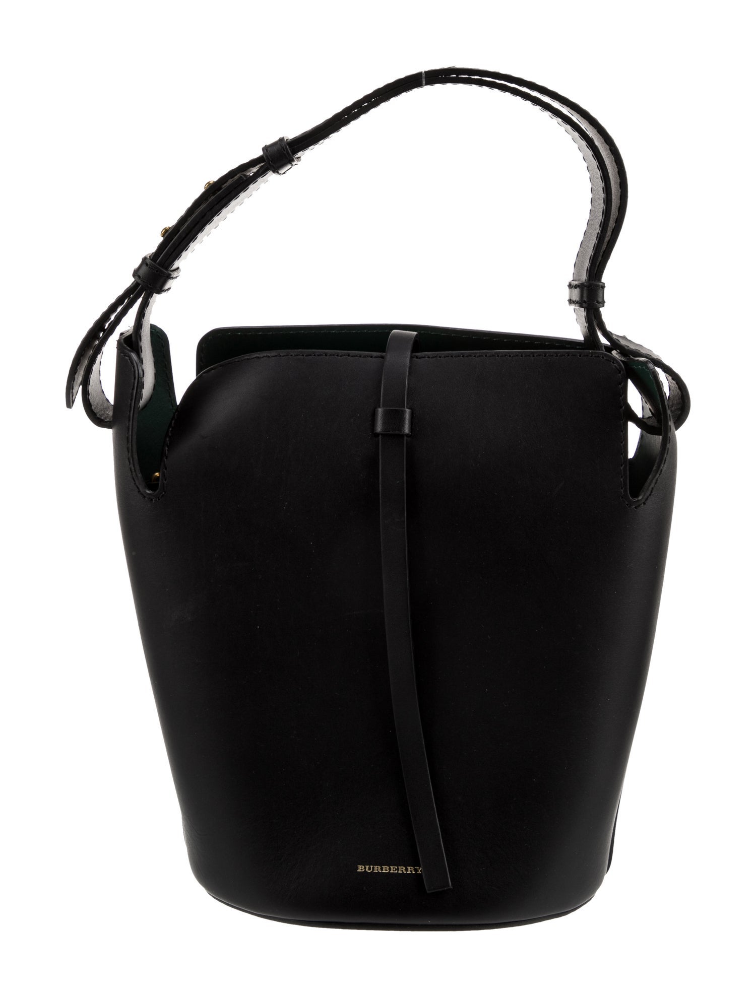 Burberry Leather Bucket Bag