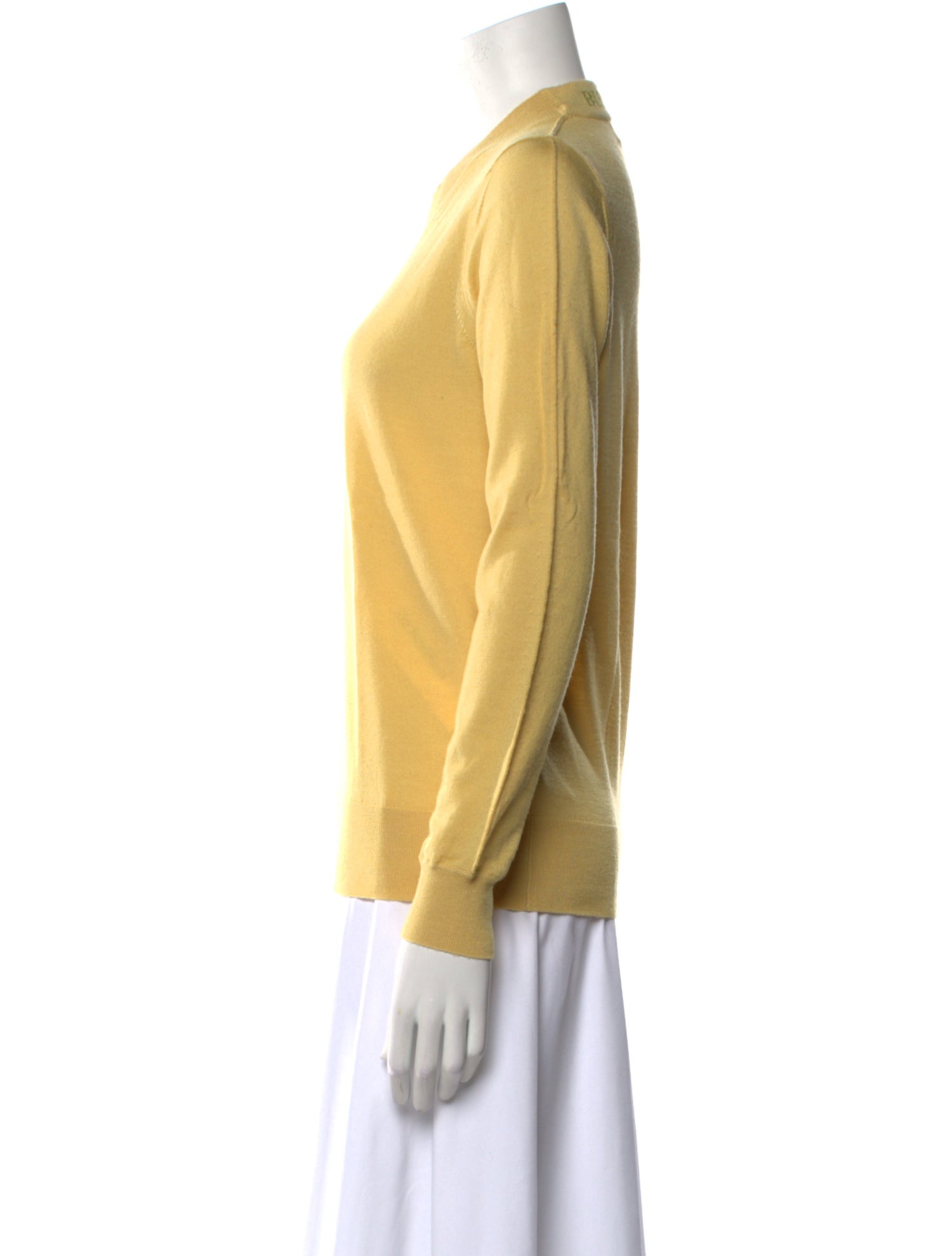 Burberry Merino Wool Crew Neck Sweater