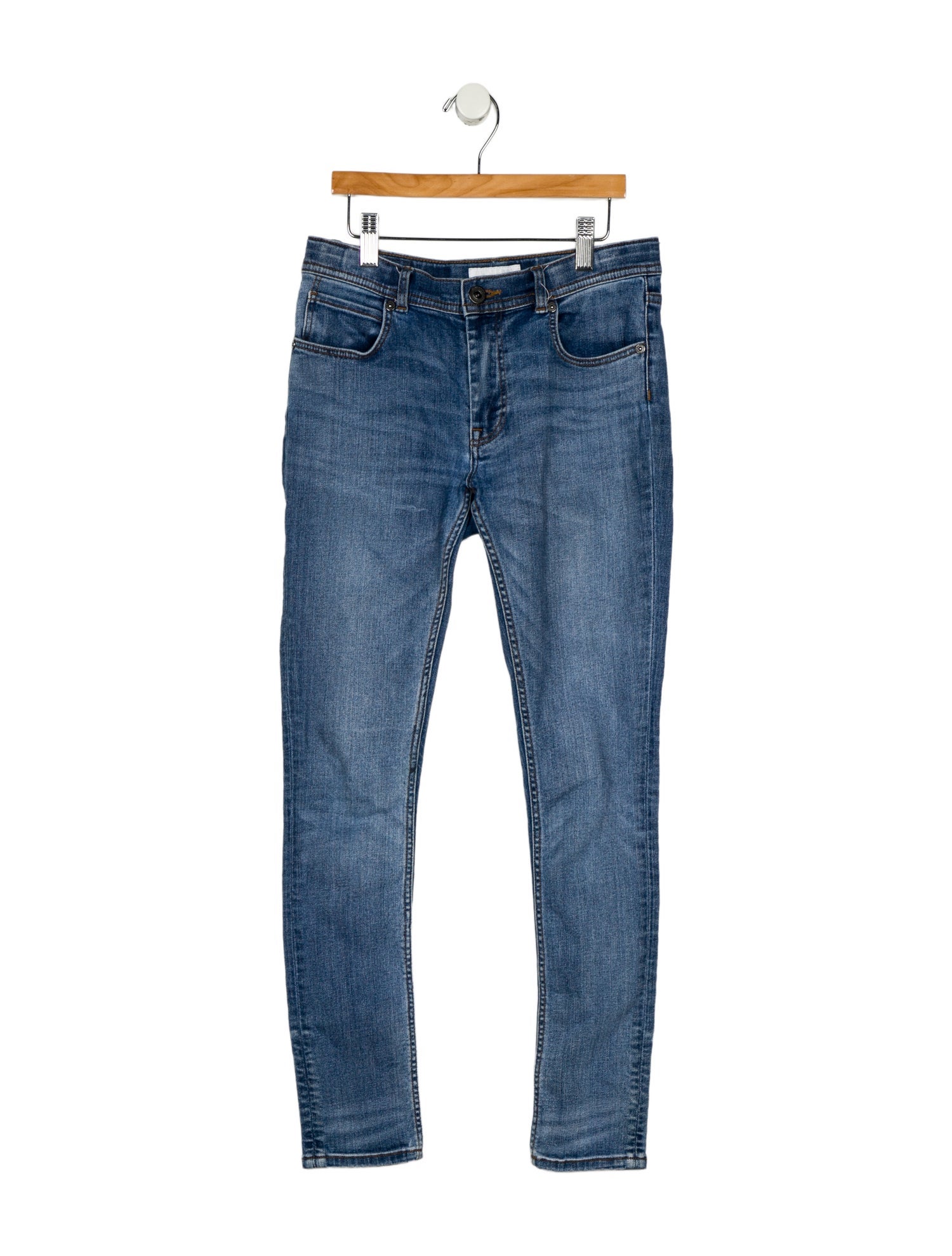 Burberry kid girls' blue jeans