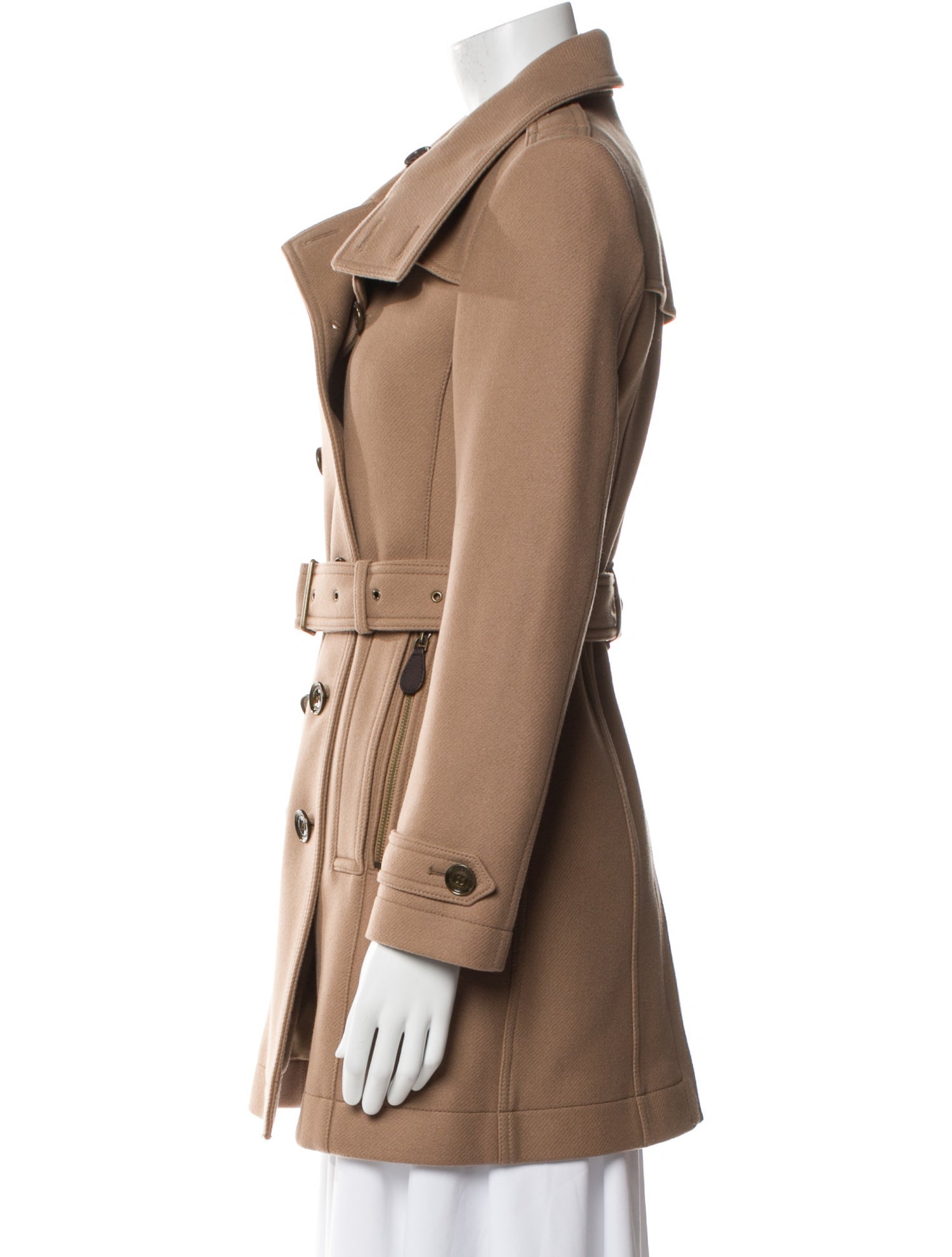 Burberry Virgin Wool Trench Coat w/ Tags