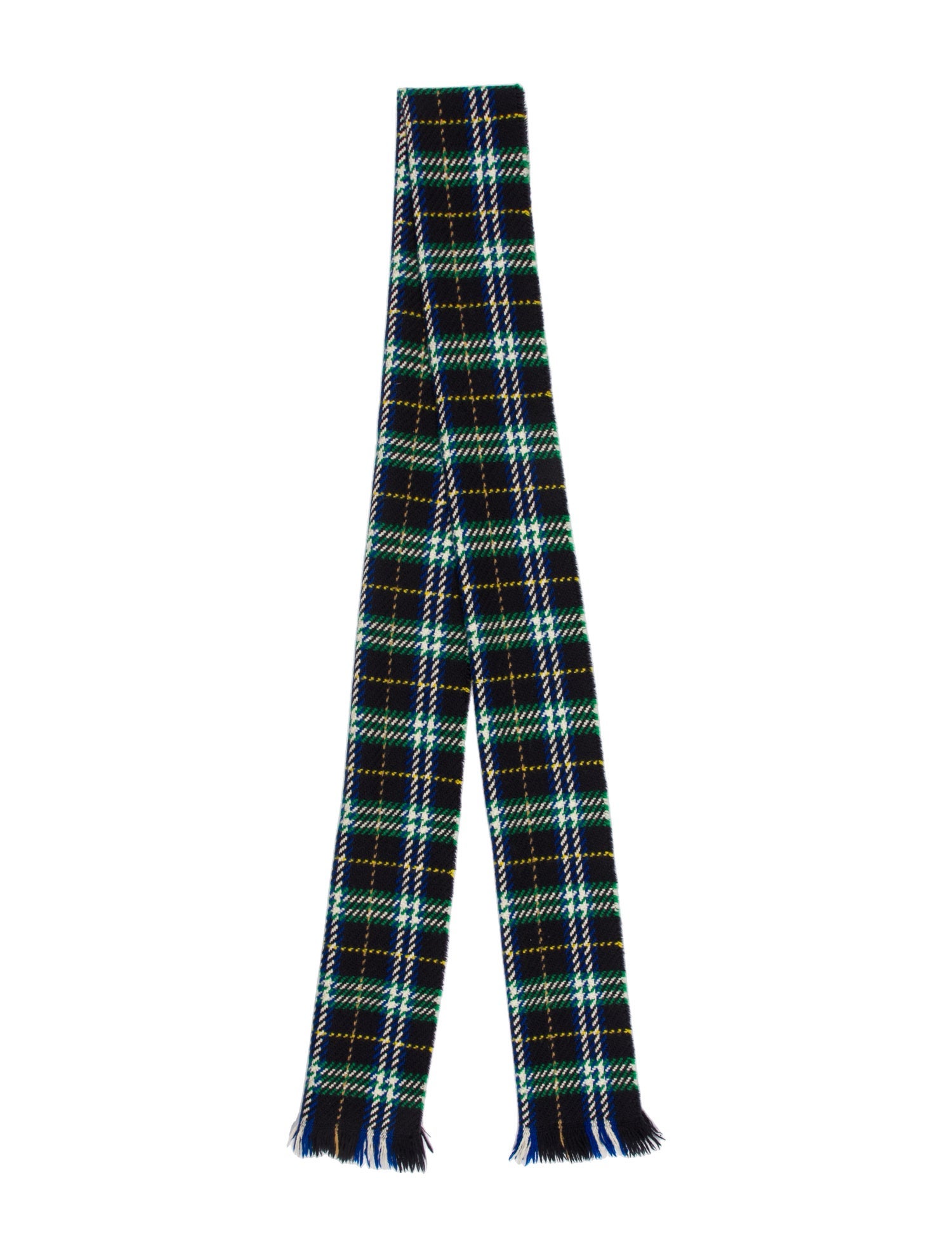 Burberry Cashmere Nova Check Pattern Scarf
