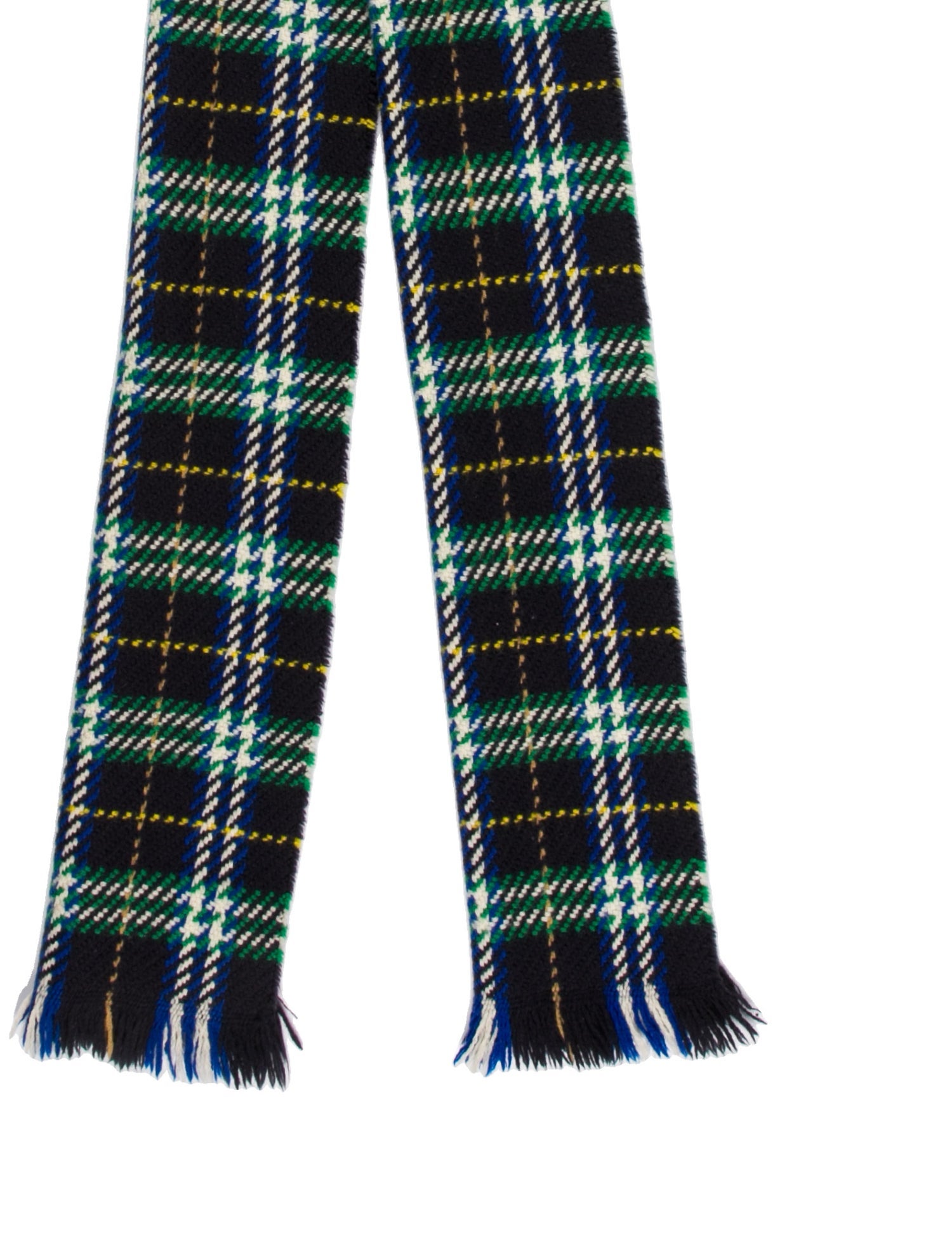 Burberry Cashmere Nova Check Pattern Scarf