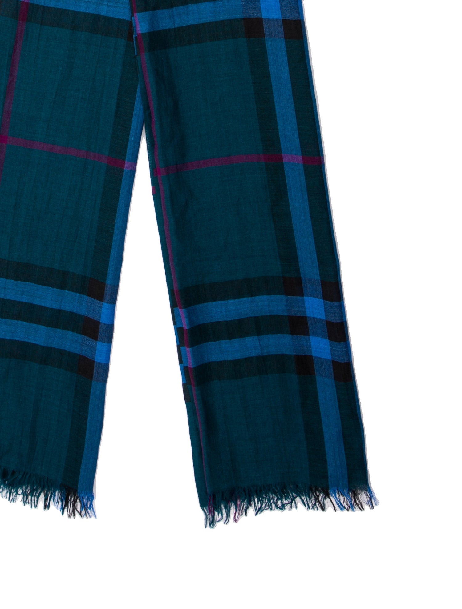 Burberry Cashmere House Check Pattern Scarf