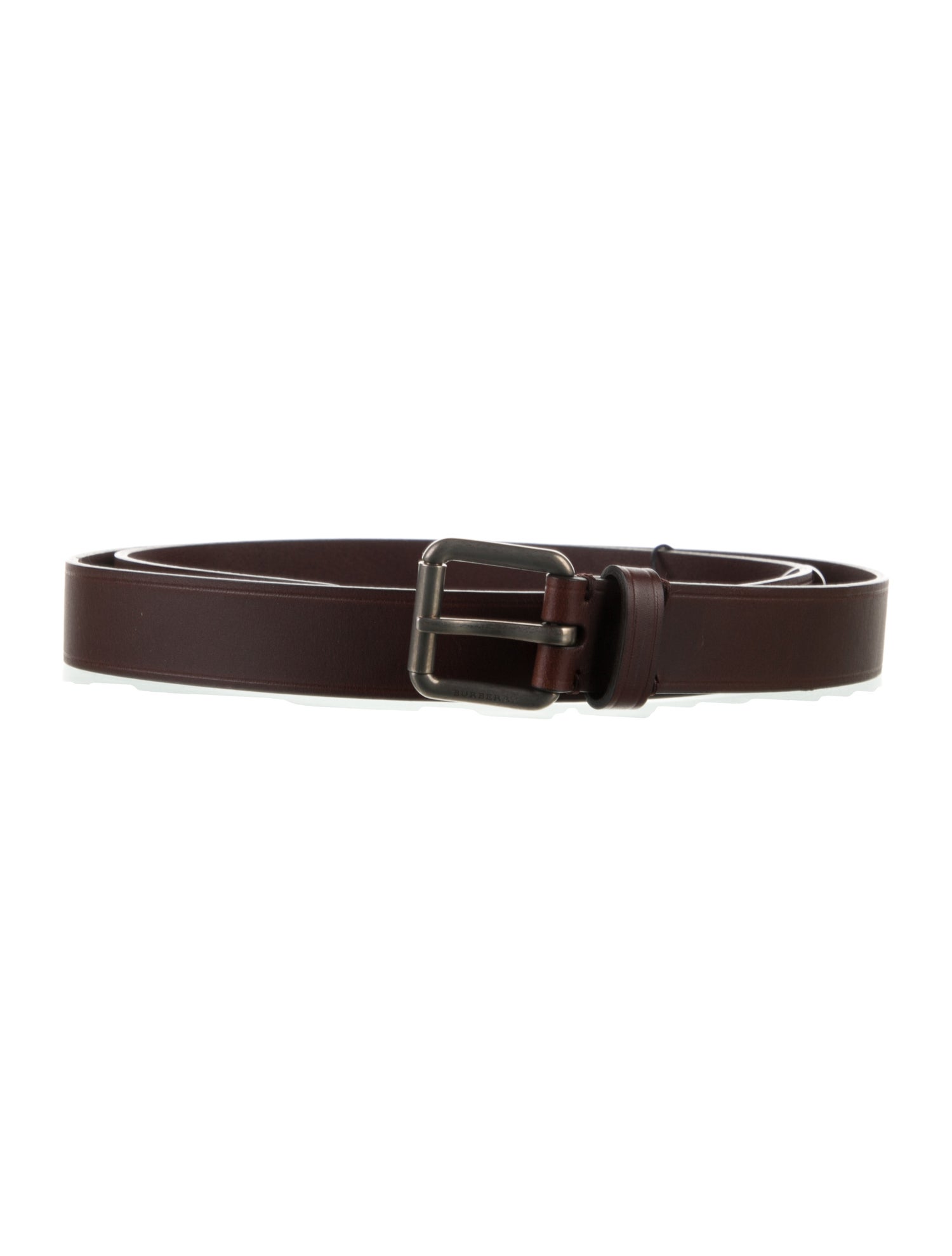Burberry Skinny Leather Belt
