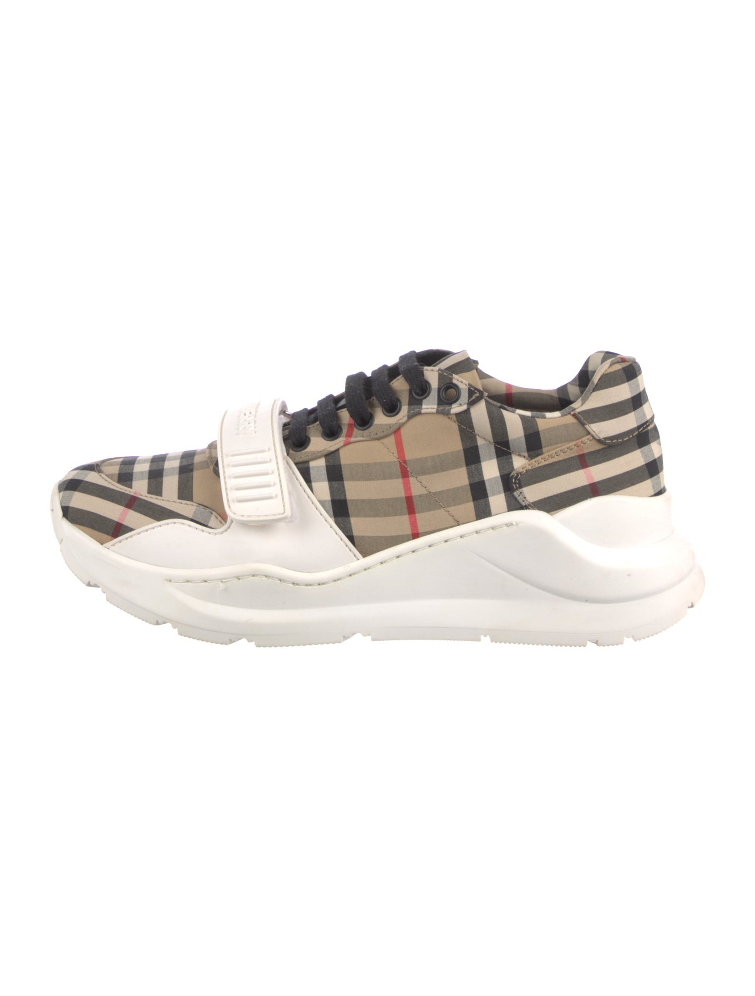 Burberry House Check Pattern Canvas Sneakers