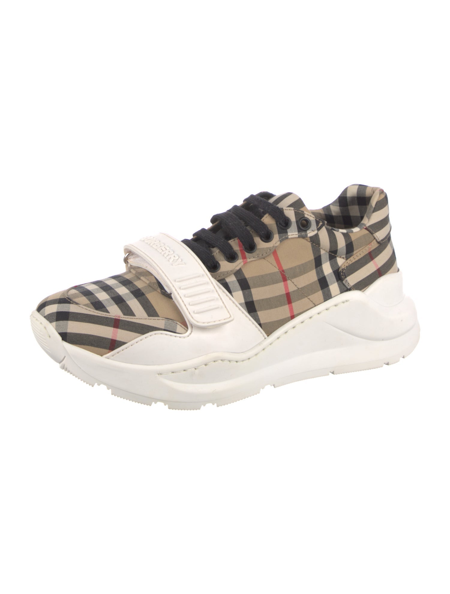 Burberry House Check Pattern Canvas Sneakers