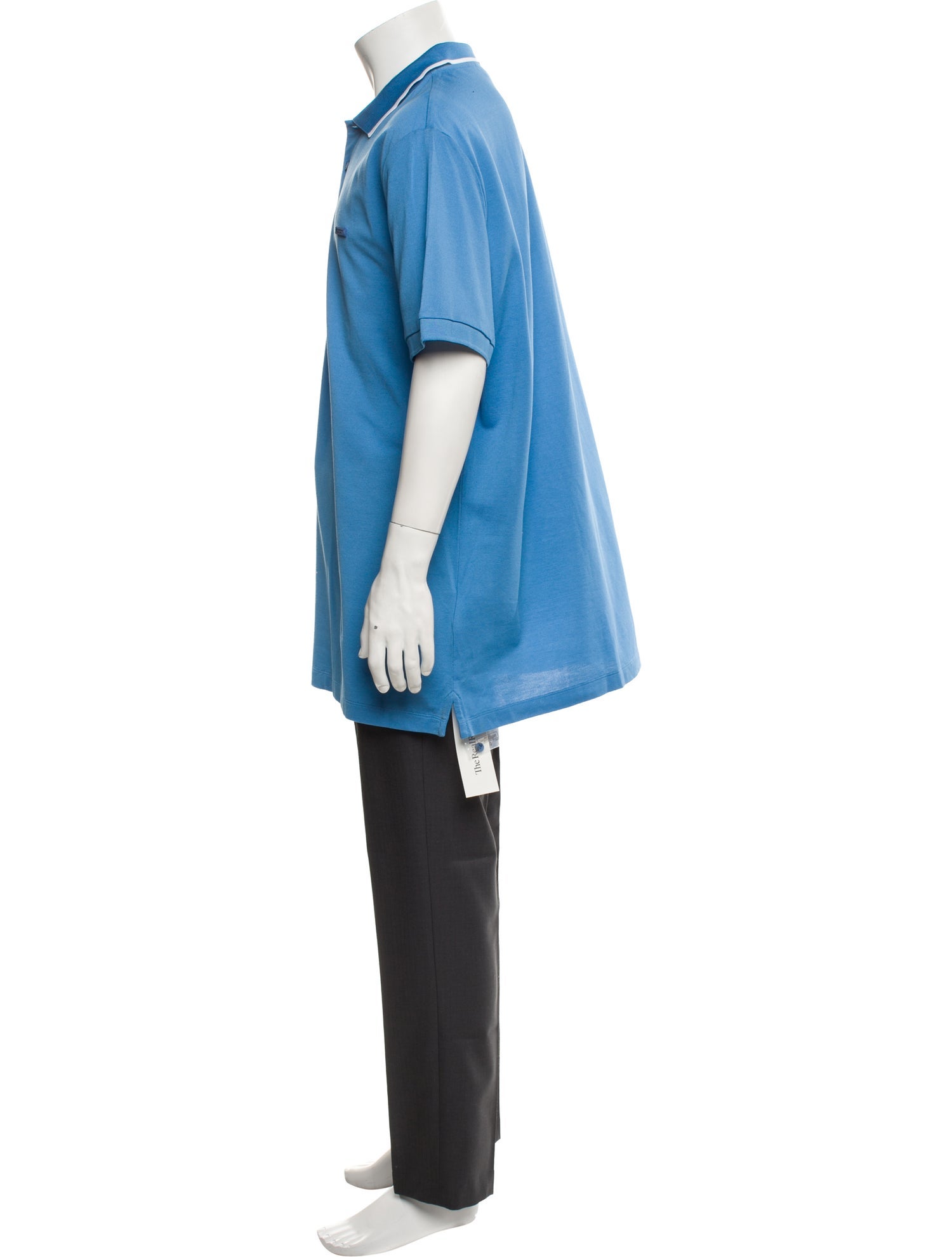 Burberry Signature Logo Collar Polo Shirt w/ Tags