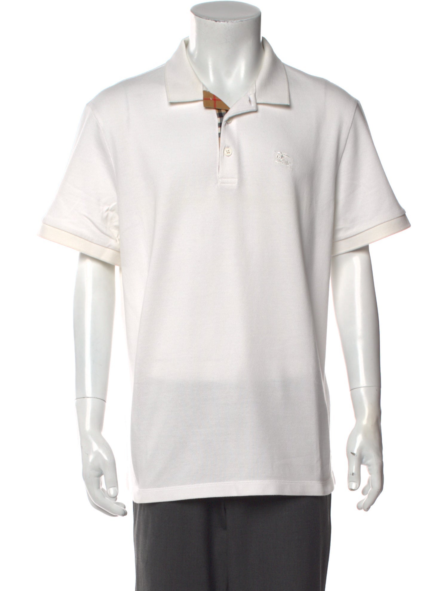 Burberry House Check Pattern Collar Polo Shirt