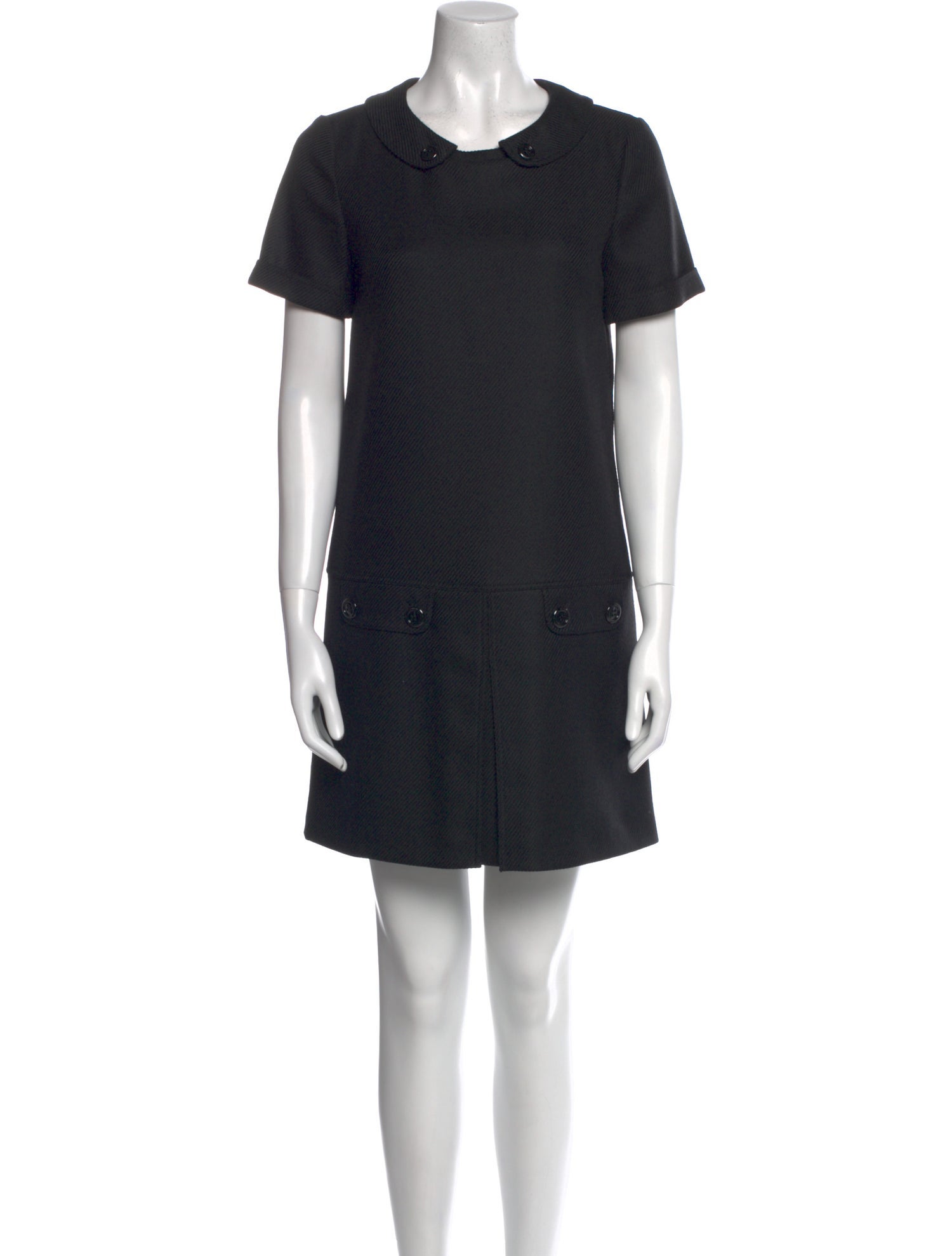 Burberry London Virgin Wool Mini Dress