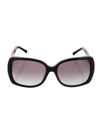 Burberry House Check Pattern Square Sunglasses