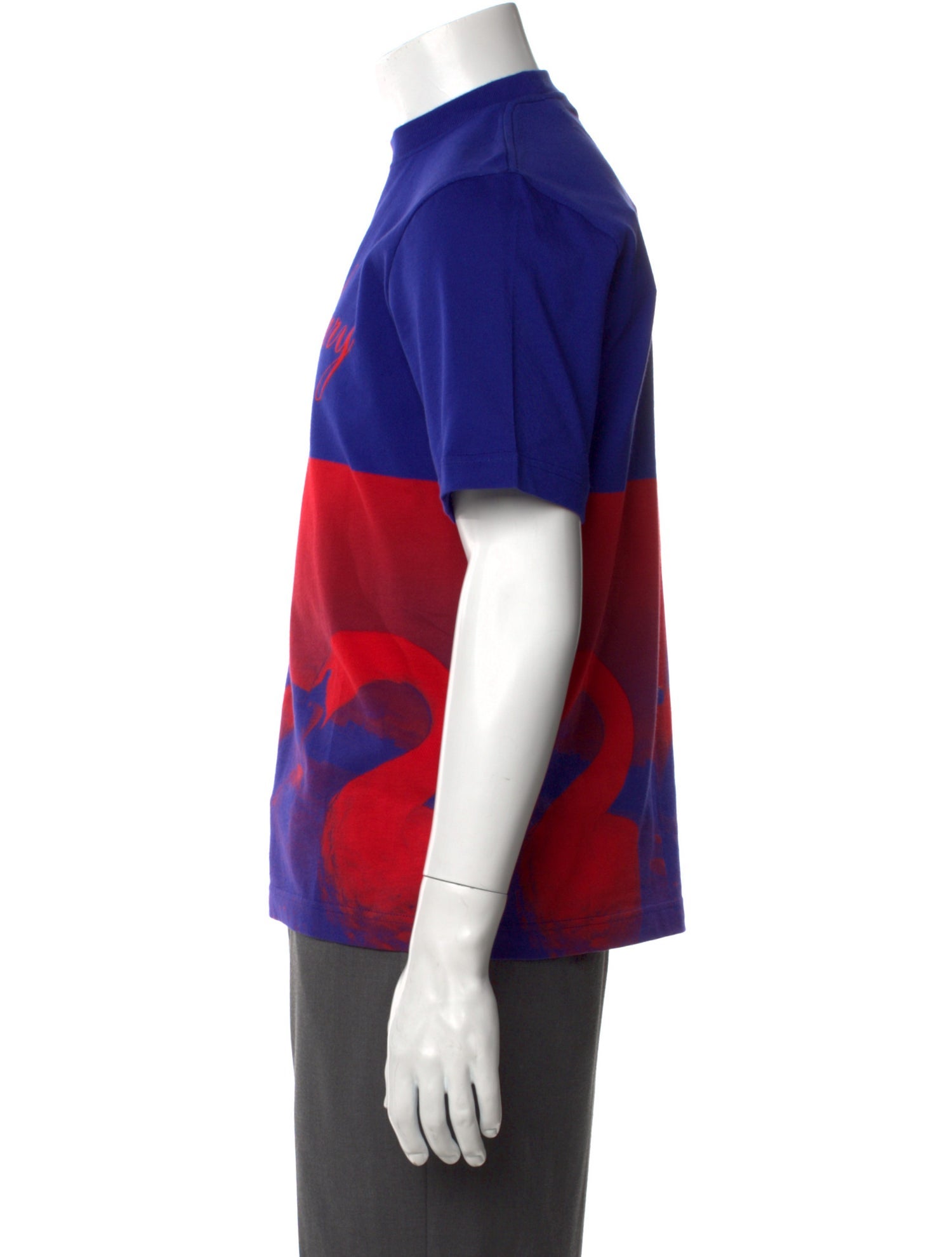 Burberry Graphic Print Mock Neck T-Shirt w/ Tags