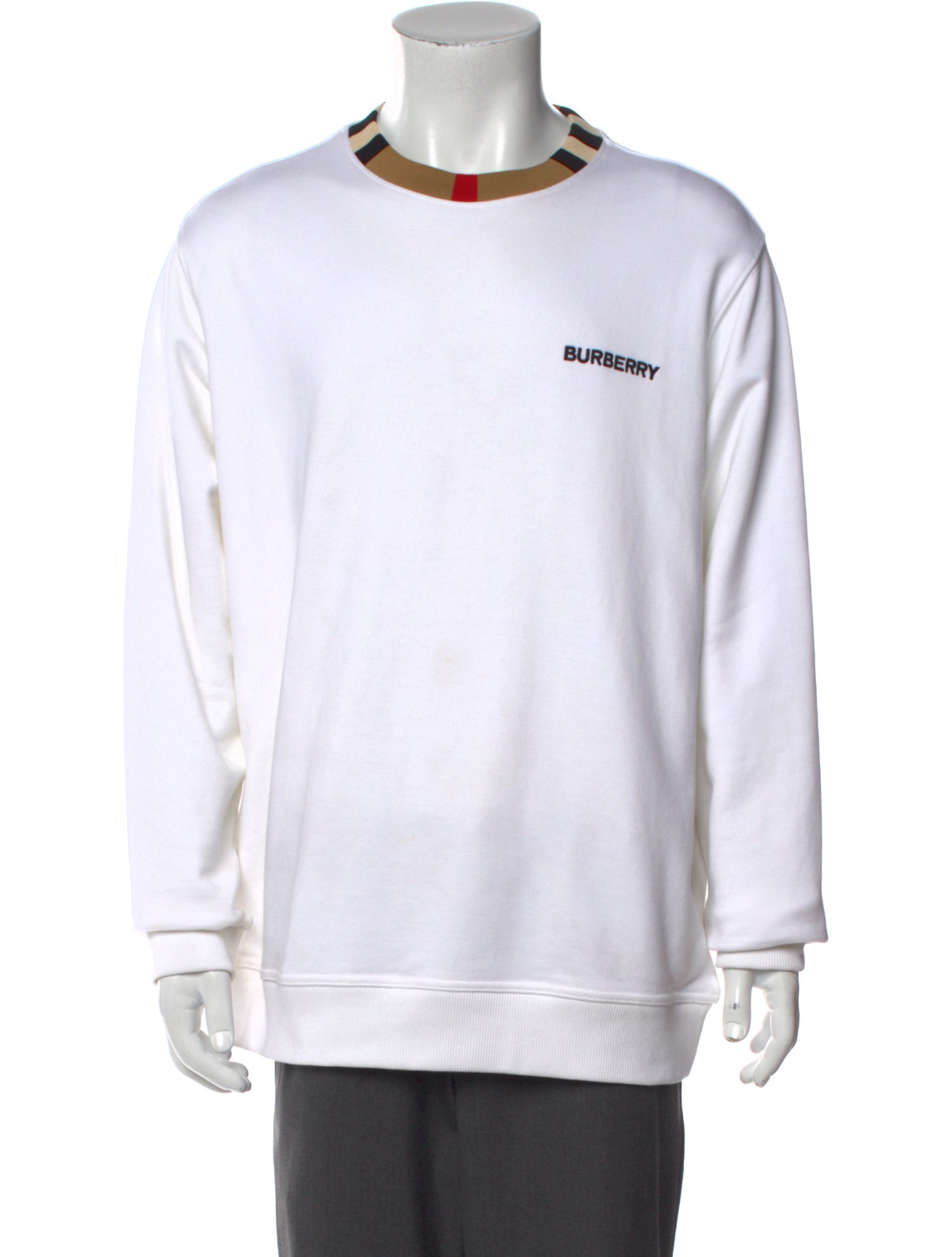 Burberry Graphic Print Crew Neck Pullover