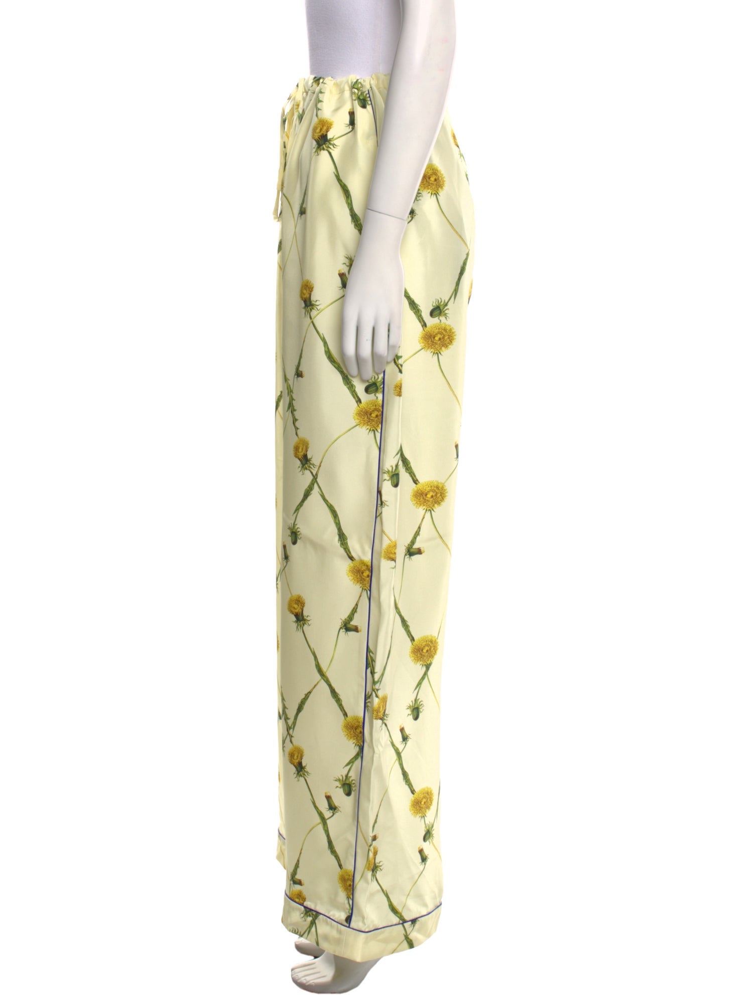 Burberry Silk Wide Leg Pants w/ Tags