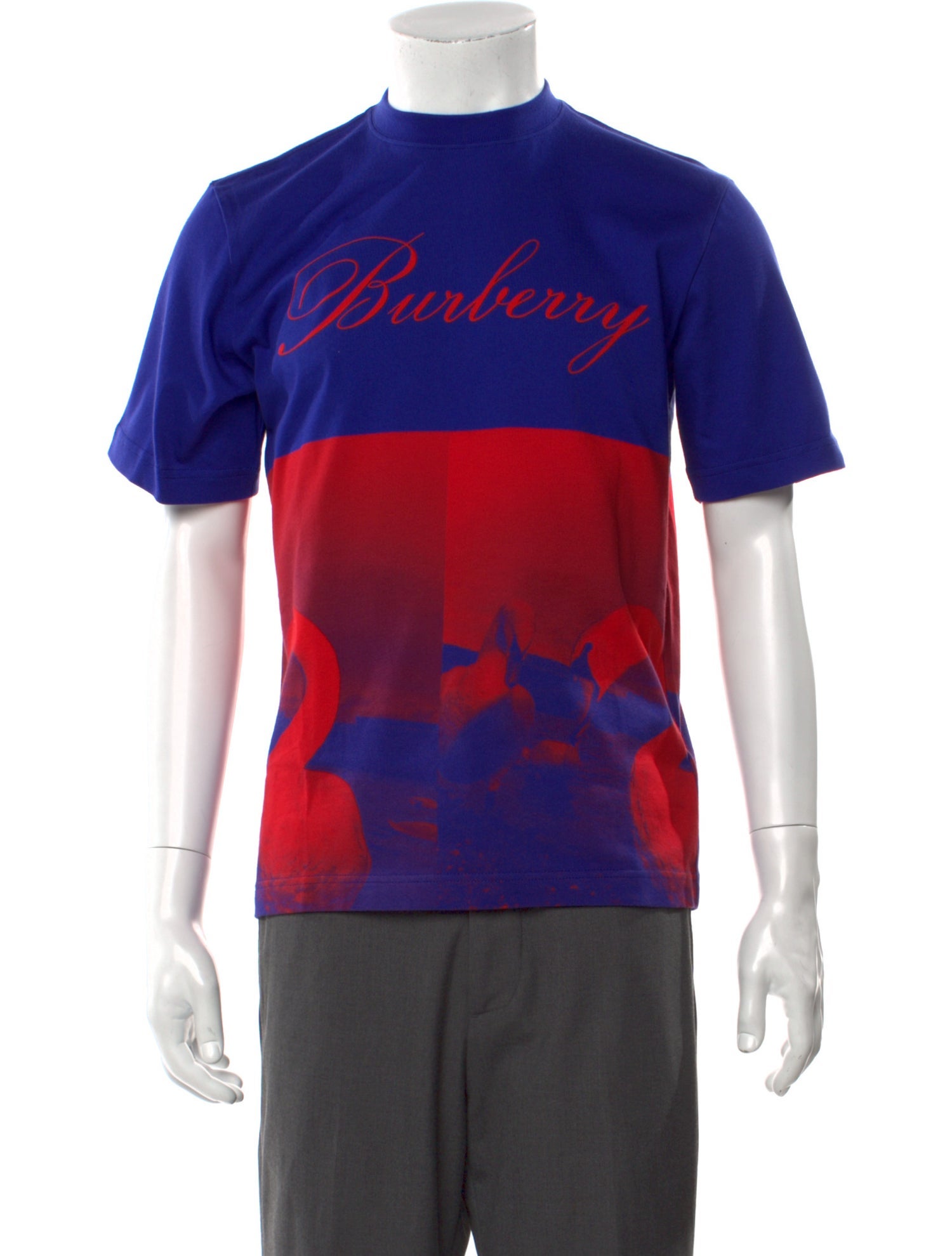 Burberry Graphic Print Crew Neck T-Shirt w/ Tags