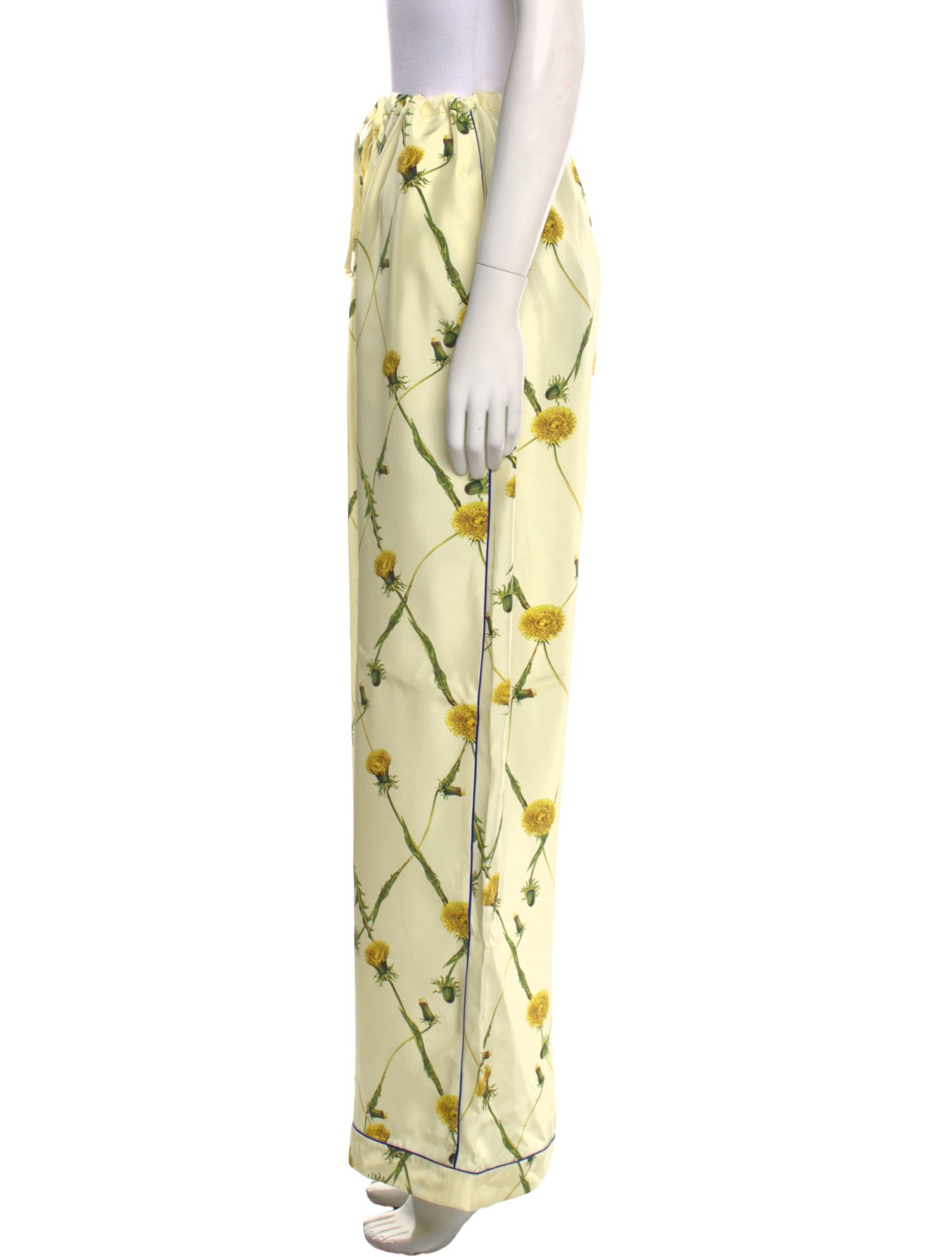 Burberry Silk Wide Leg Pants w/ Tags