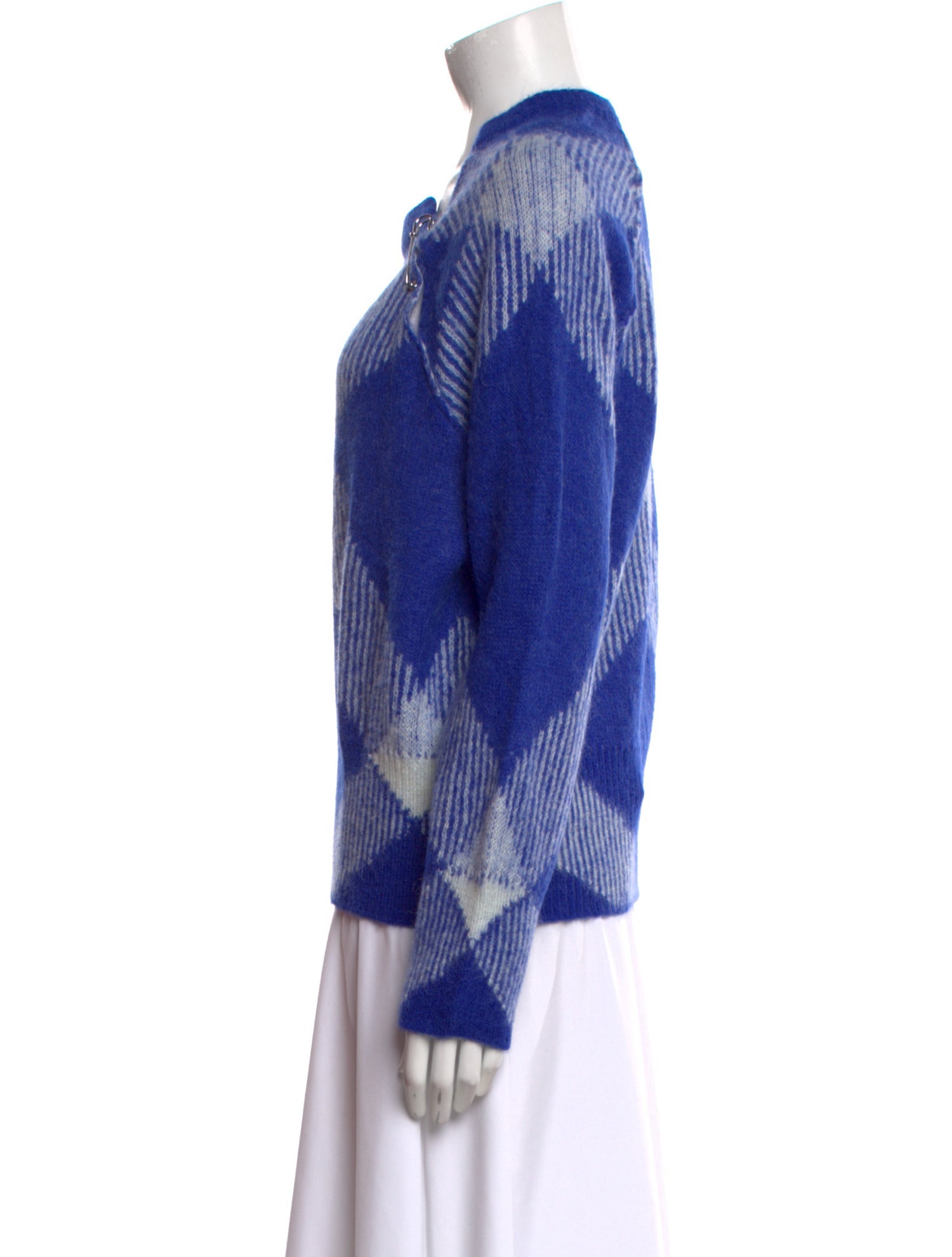 Burberry Striped Cowl Neck Sweater w/ Tags