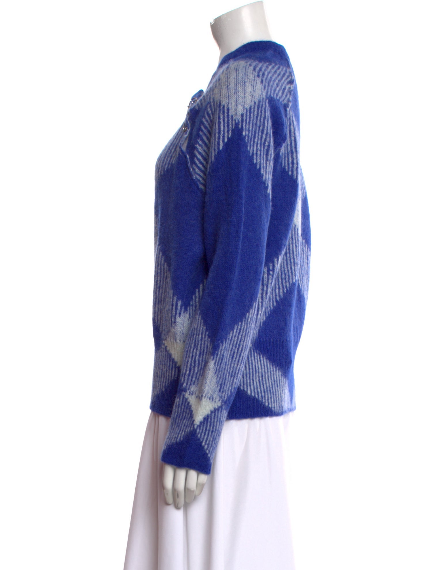 Burberry Striped Cowl Neck Sweater w/ Tags