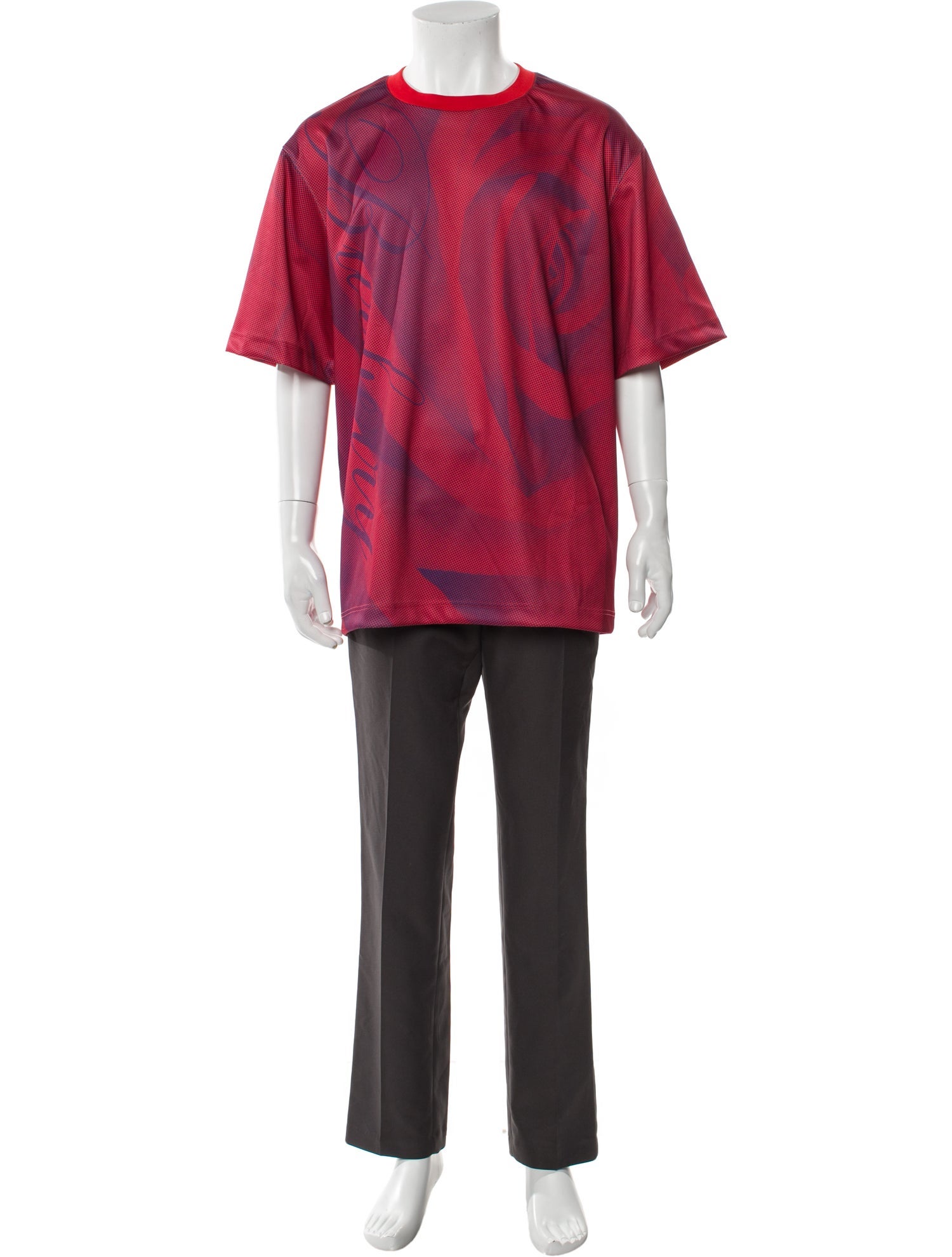 Burberry Printed Scoop Neck T-Shirt w/ Tags