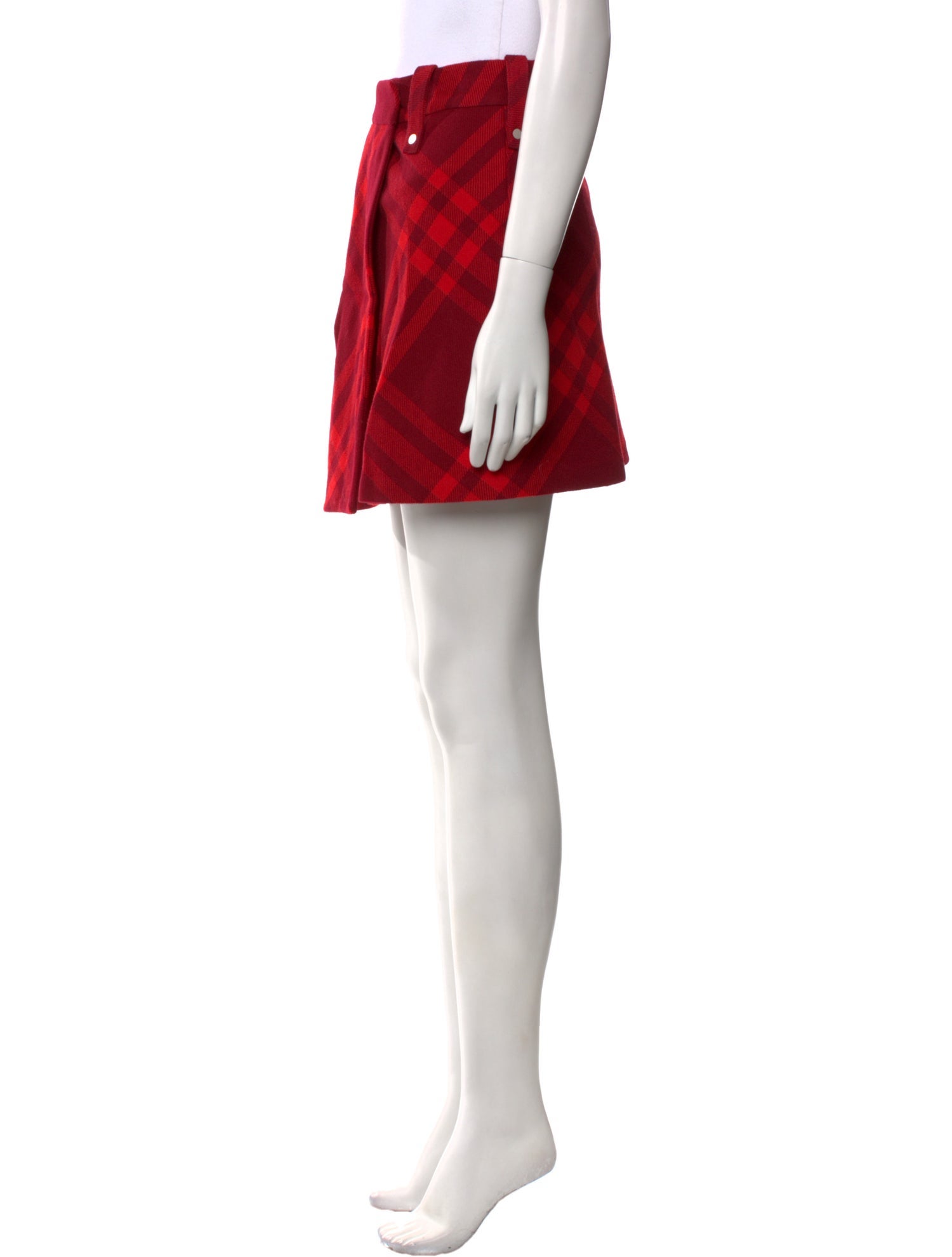 Burberry Wool Mini Skirt w/ Tags