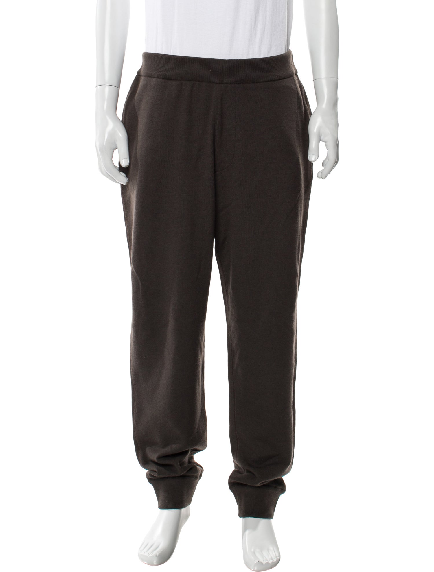 Burberry Wool Embroidered Accent Sweatpants w/ Tags
