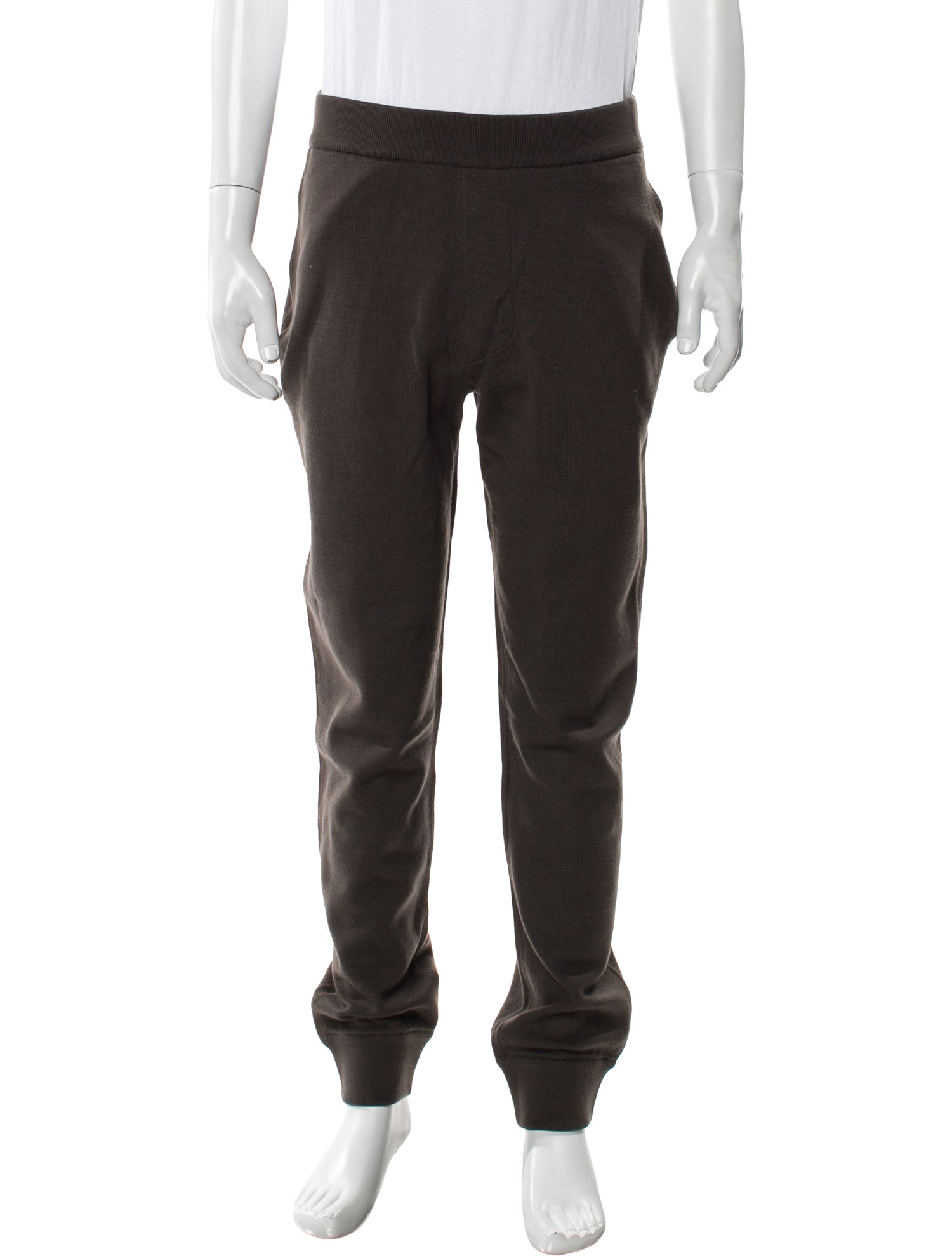 Burberry Wool Embroidered Accent Sweatpants w/ Tags