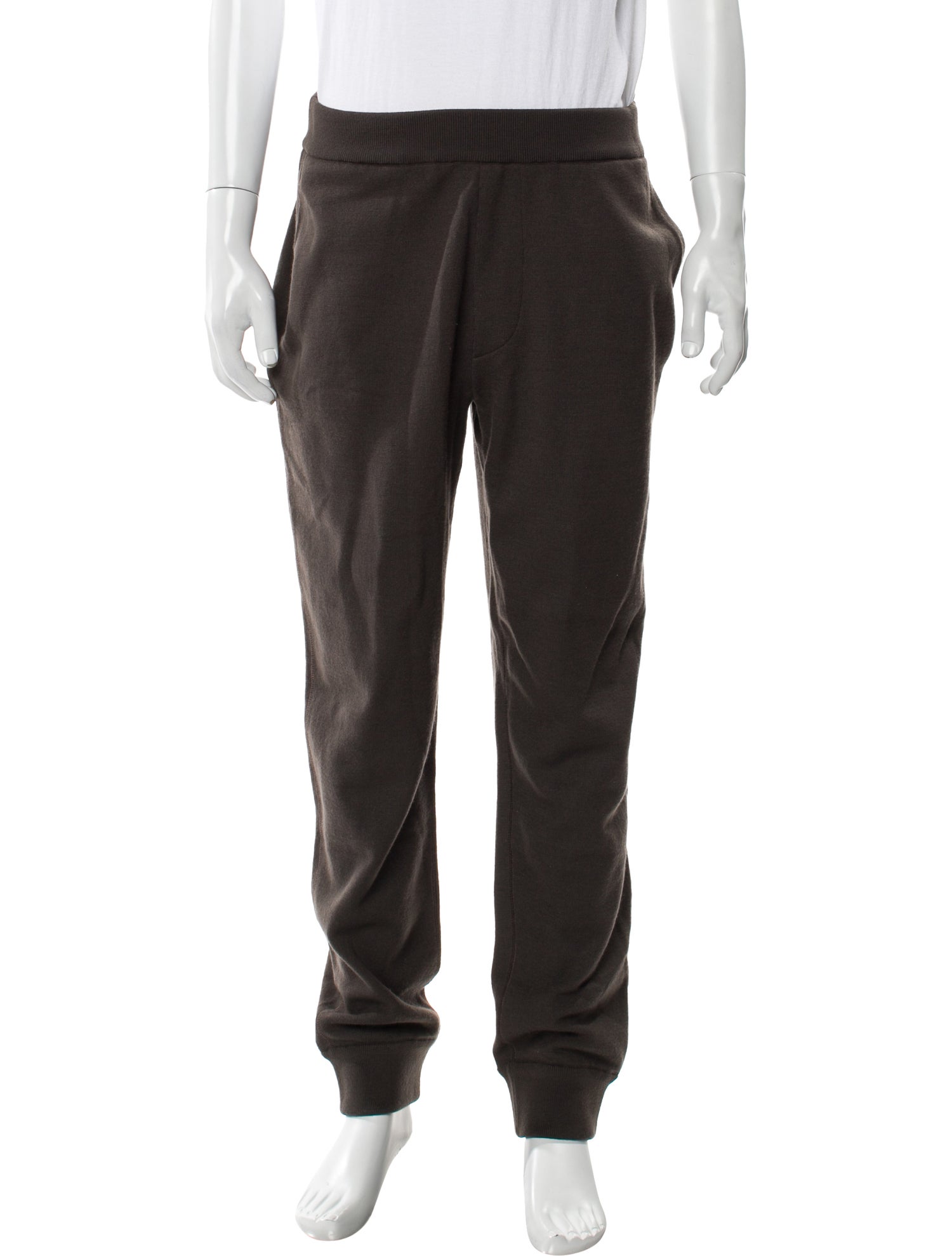 Burberry Wool Embroidered Accent Sweatpants w/ Tags