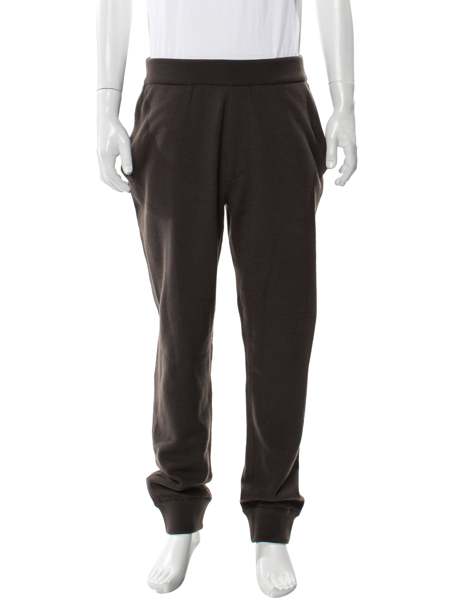 Burberry Wool Embroidered Accent Sweatpants w/ Tags