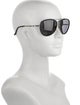 Burberry Nova Check Pattern Aviator Sunglasses