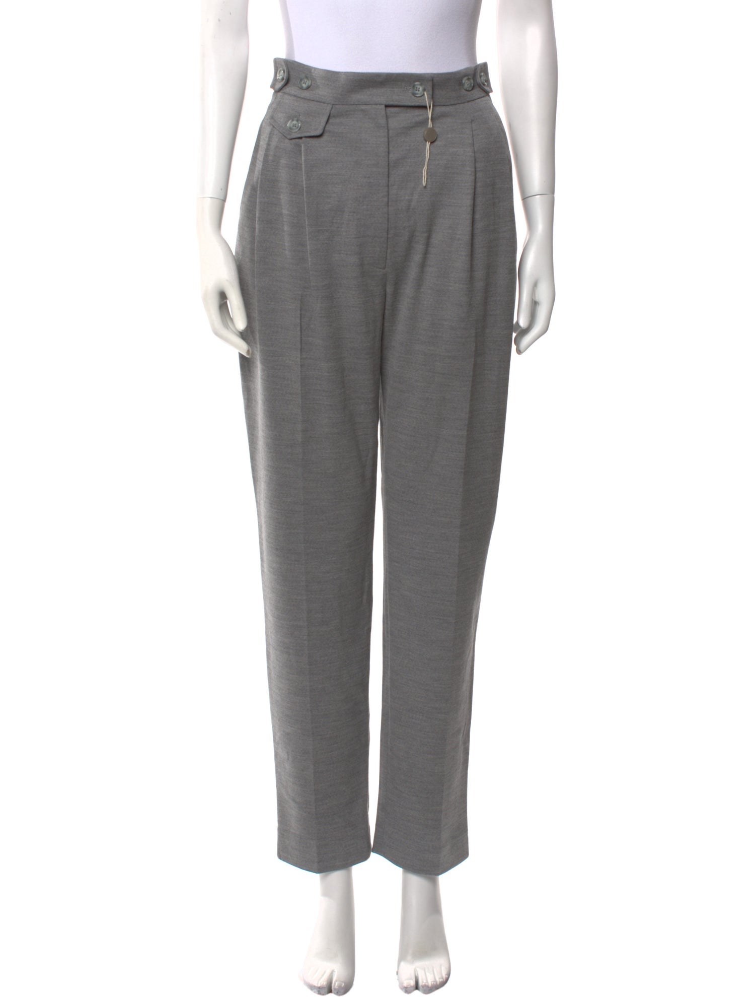Burberry Wool Straight Leg Pants w/ Tags