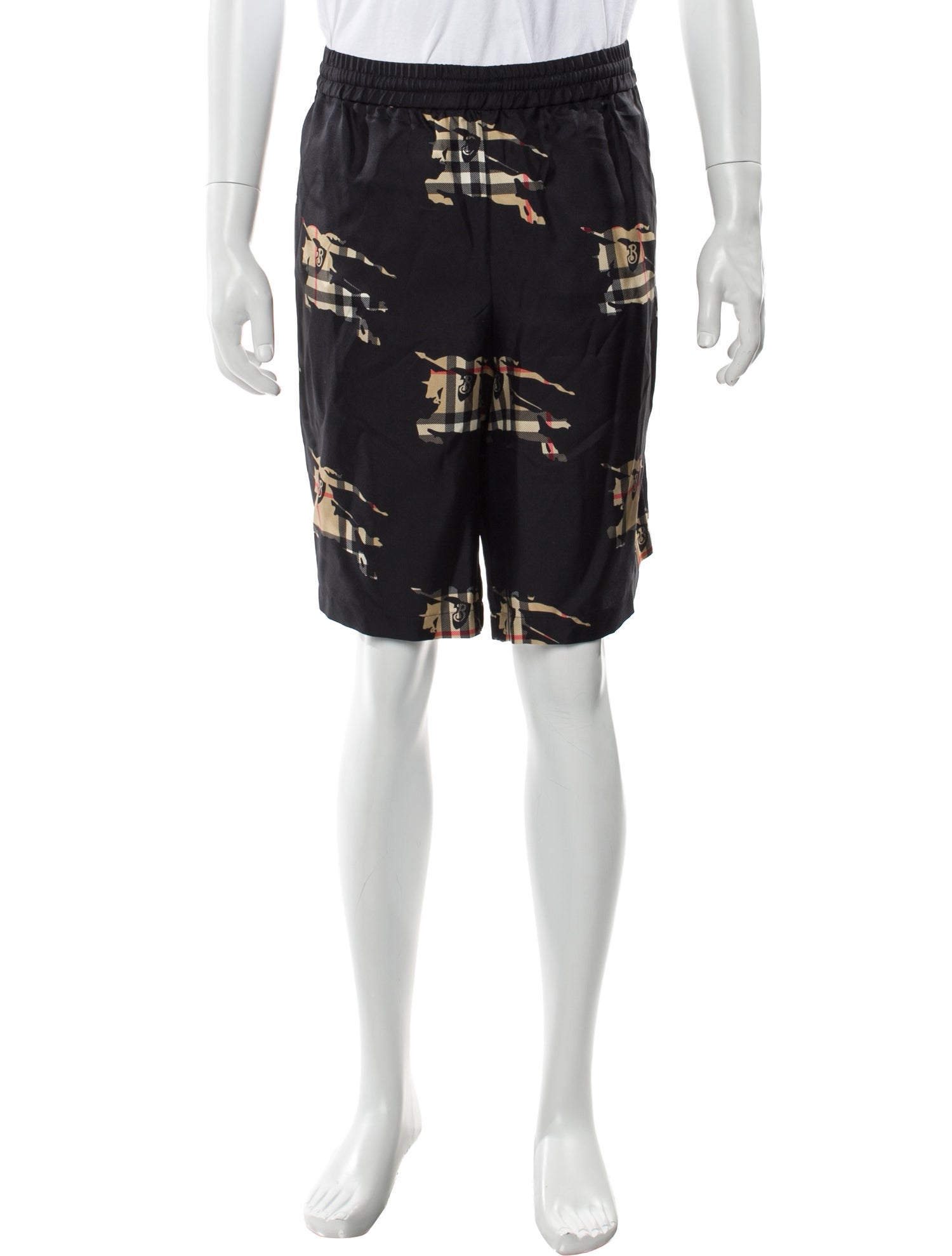 Burberry Silk Jogger Shorts w/ Tags