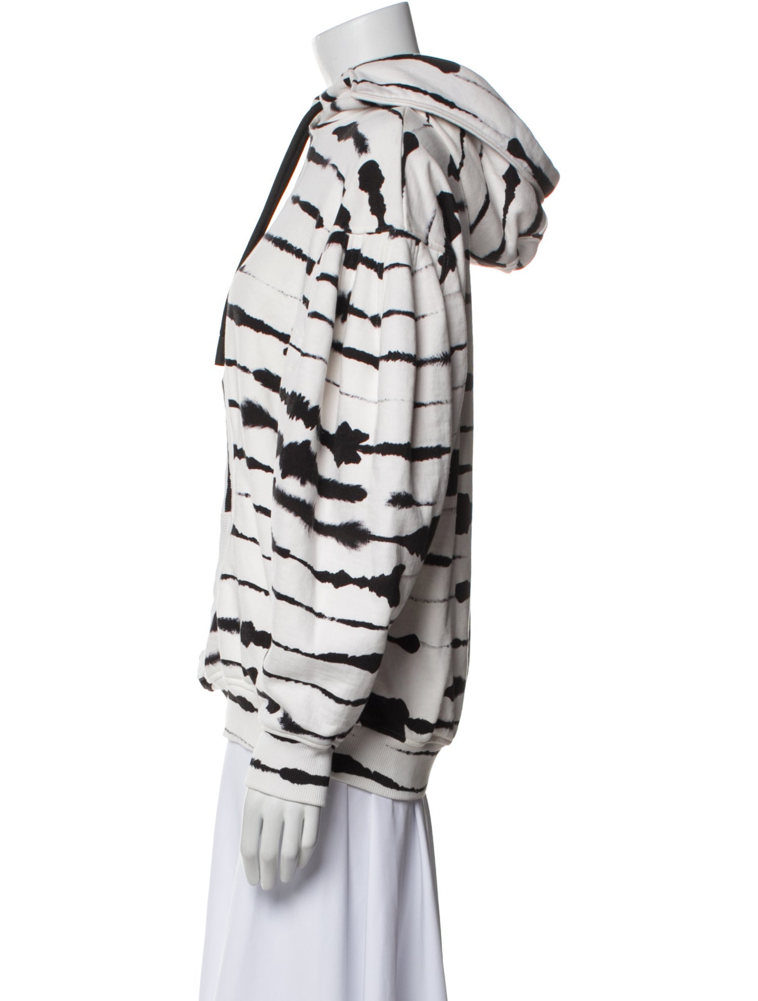 Burberry Graphic Print Mock Neck Sweatshirt