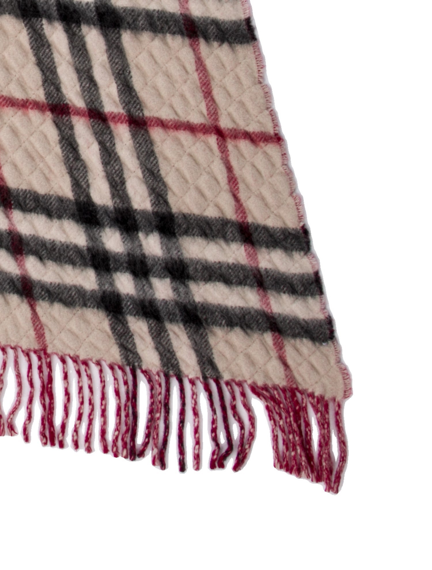 Burberry Cashmere Check Scarf