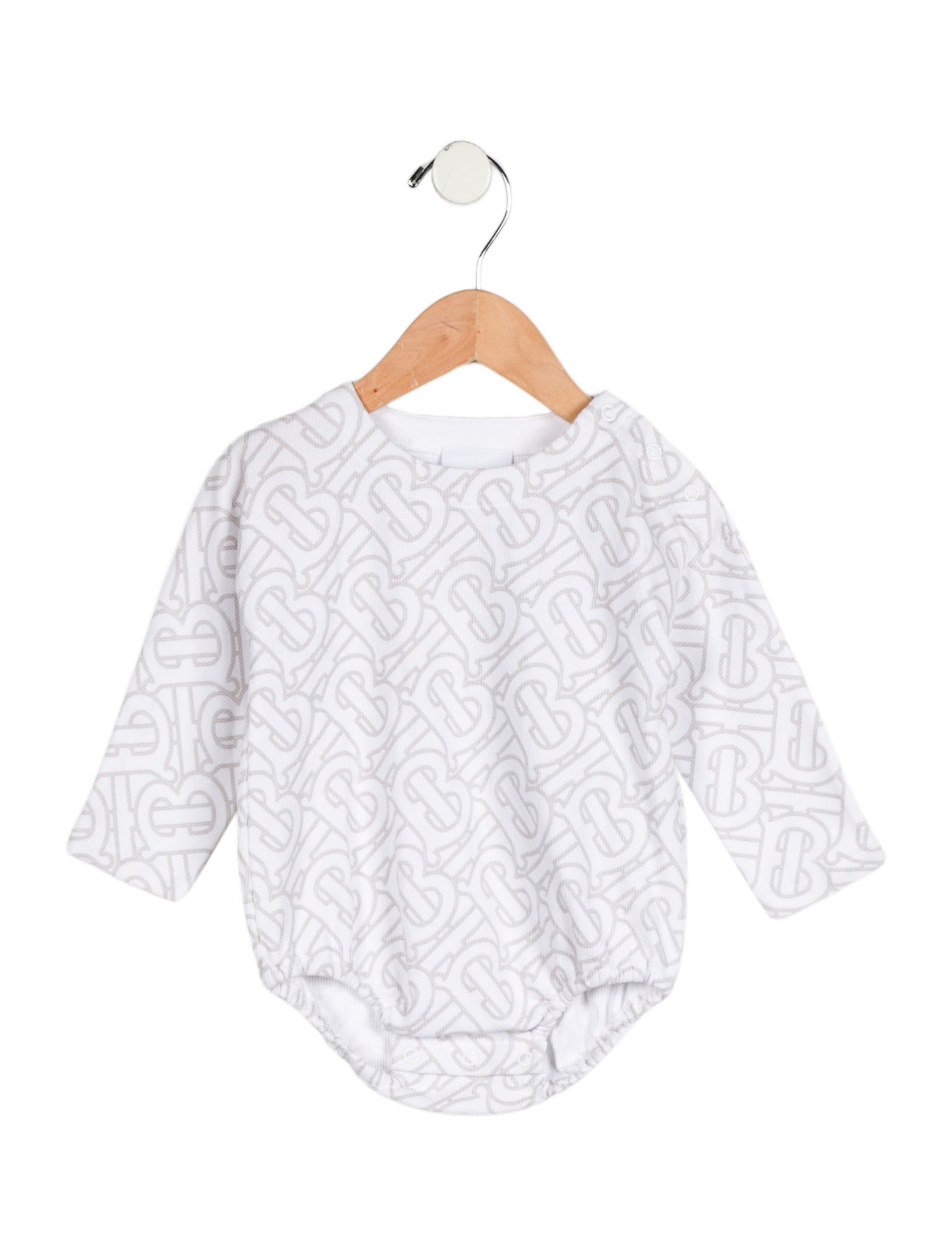 Burberry Infant Girls' Monogram Print Onesie w/Tags