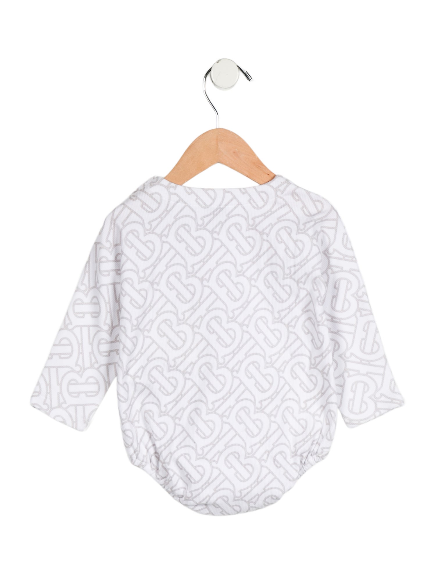 Burberry Infant Girls' Monogram Print Onesie w/Tags