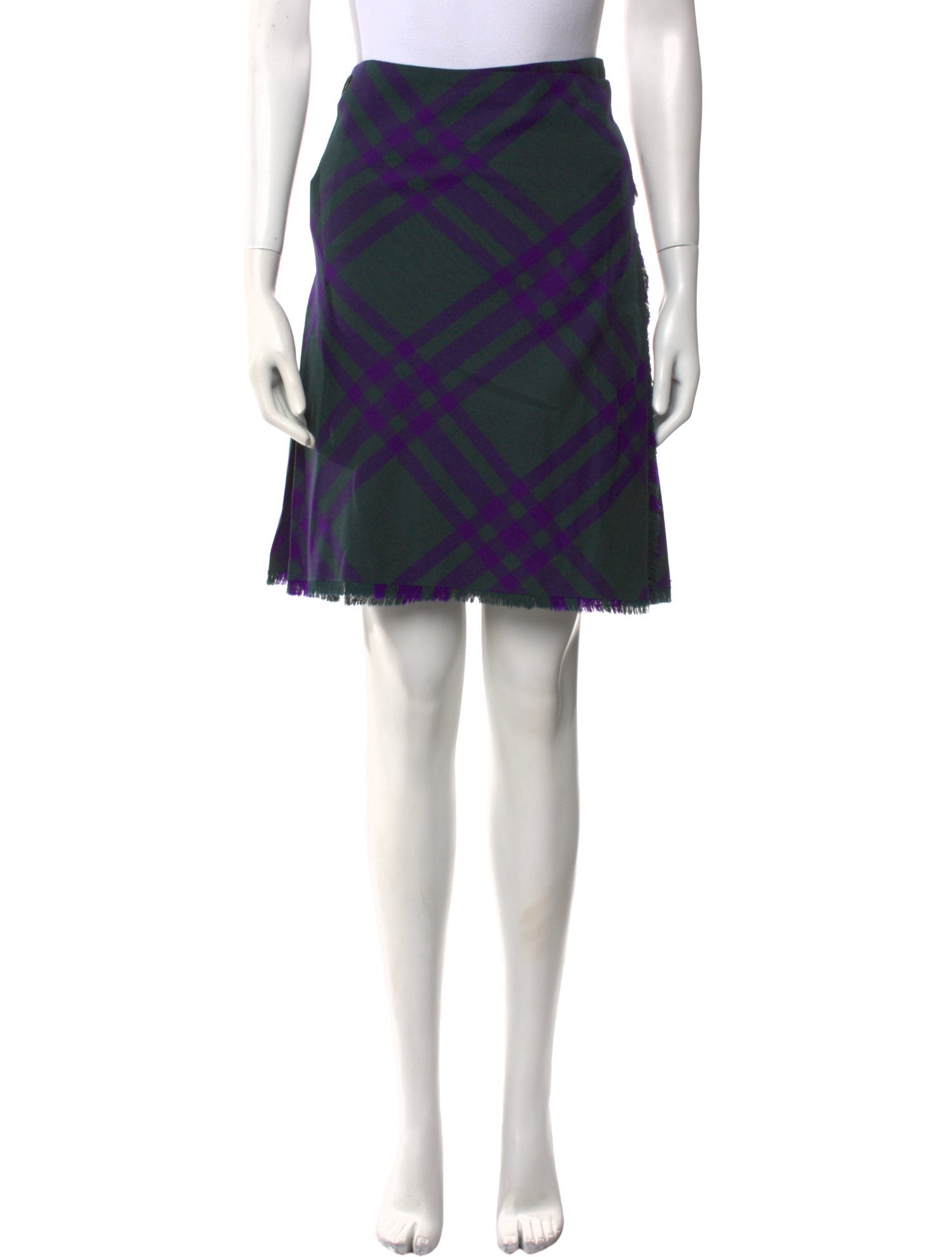 Burberry Wool Knee-Length Skirt w/ Tags