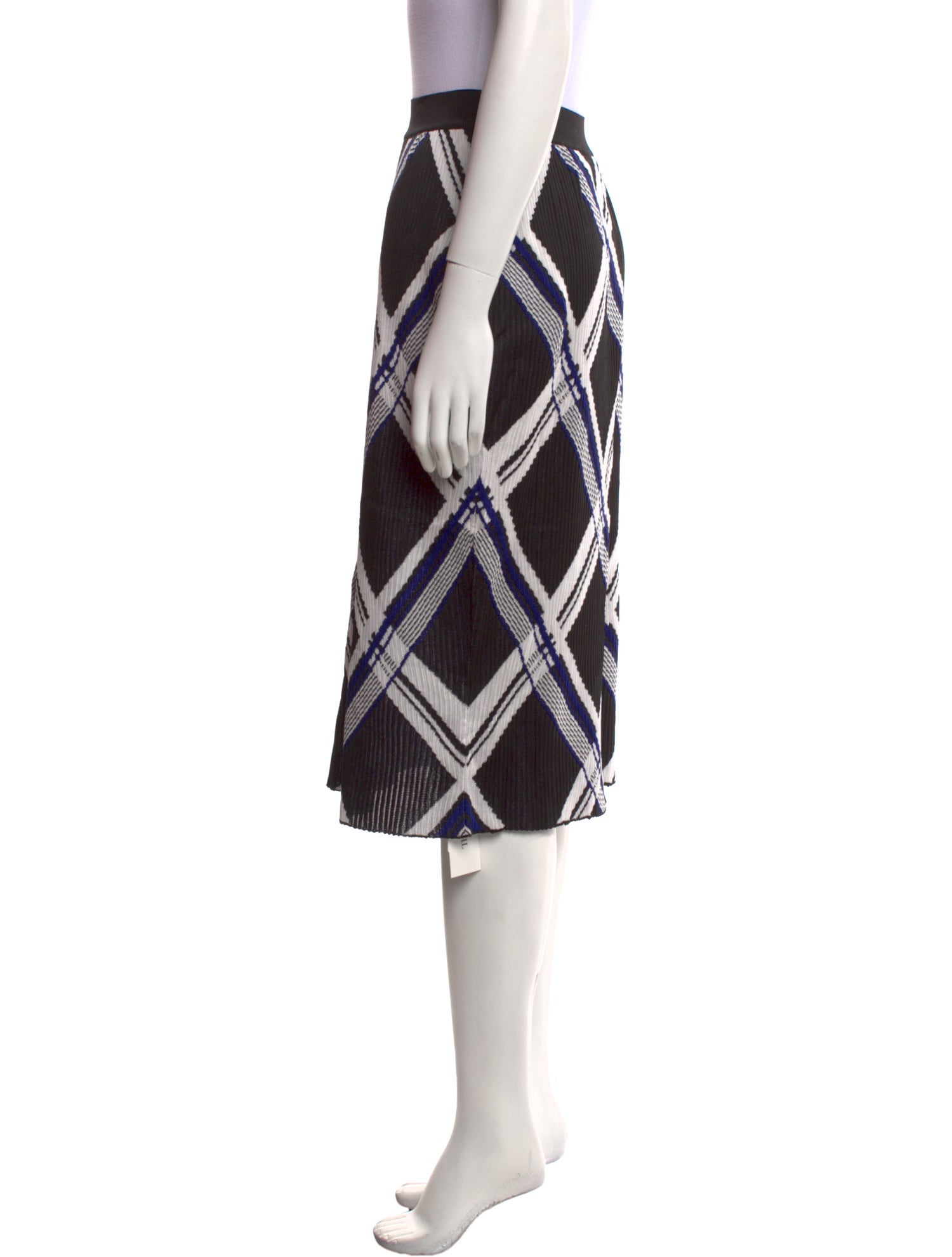 Burberry Silk Knee-Length Skirt w/ Tags