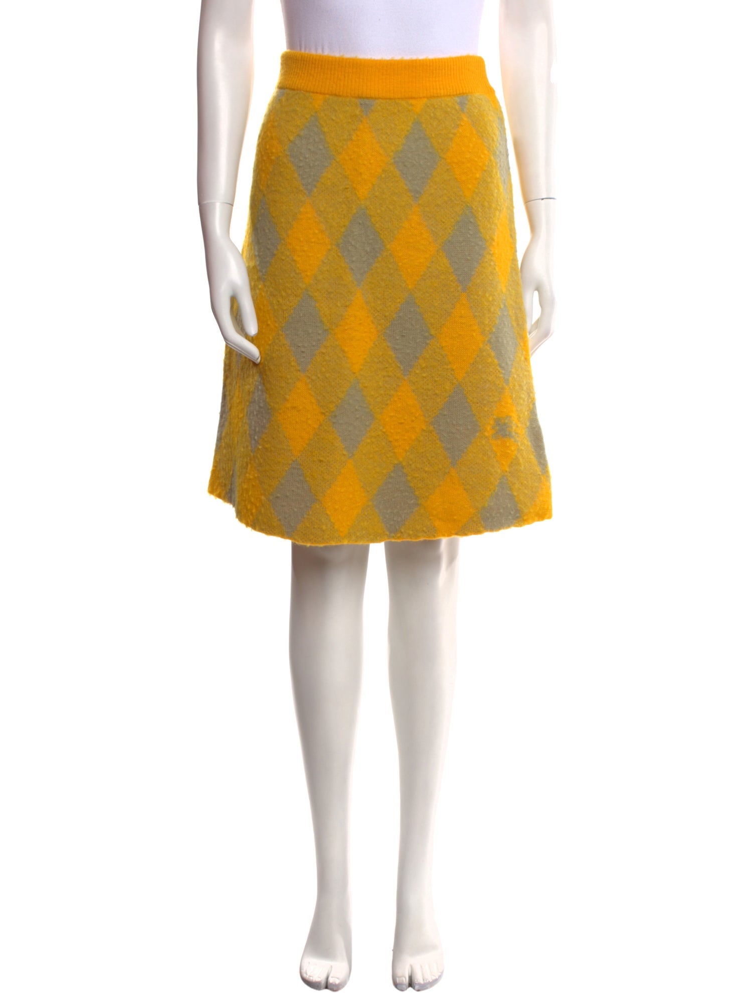 Burberry Wool Knee-Length Skirt w/ Tags