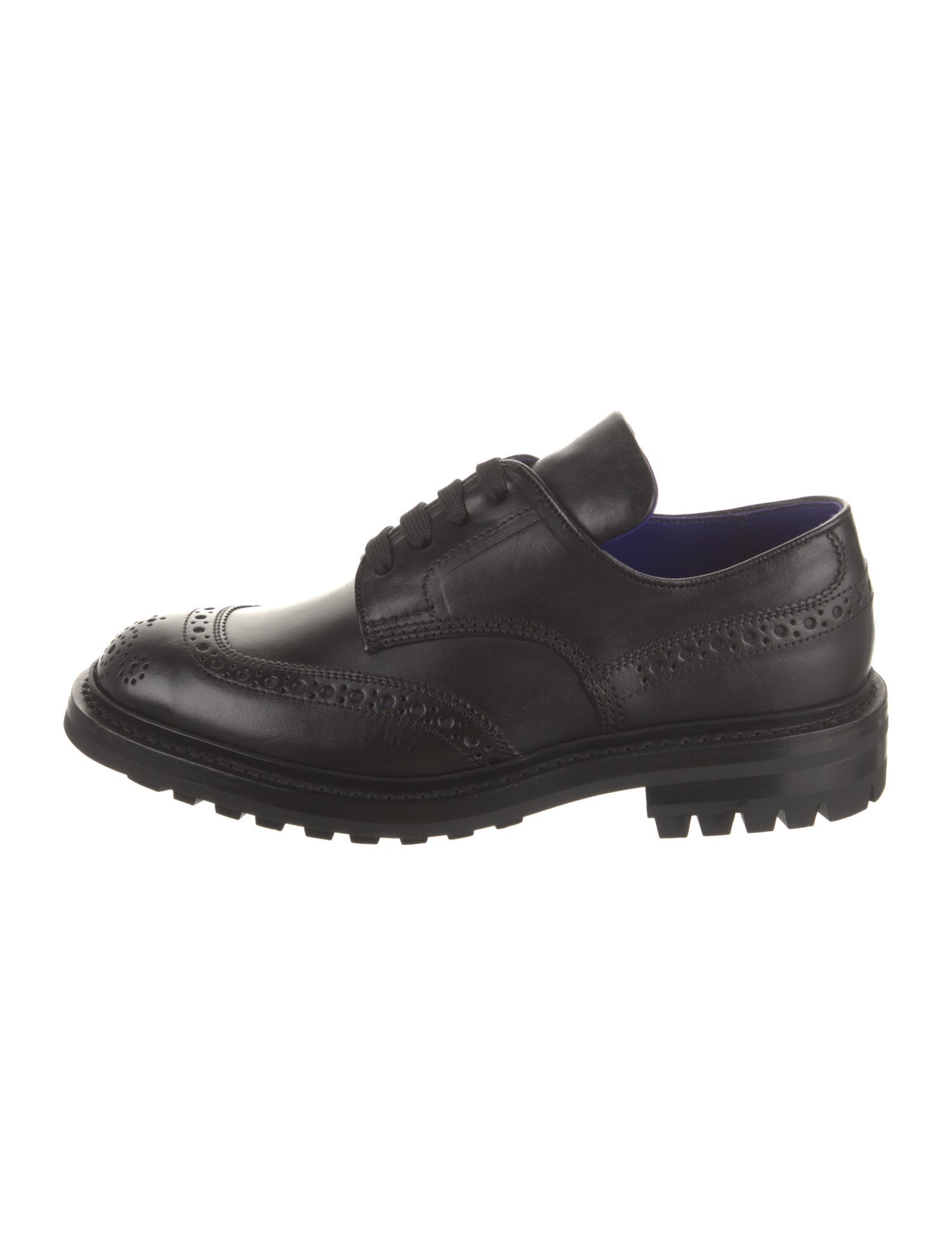 Tricker's x Burberry Patent Leather Lasercut Accents Brogues