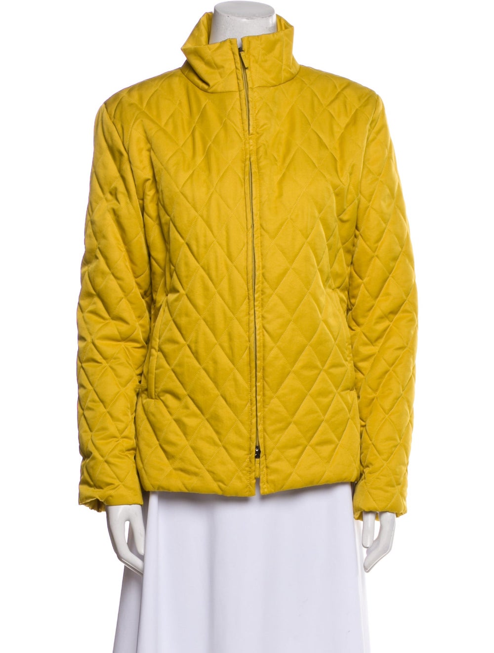 Burberry Jacket Green Nova Check Pattern Stand Co… - image 1