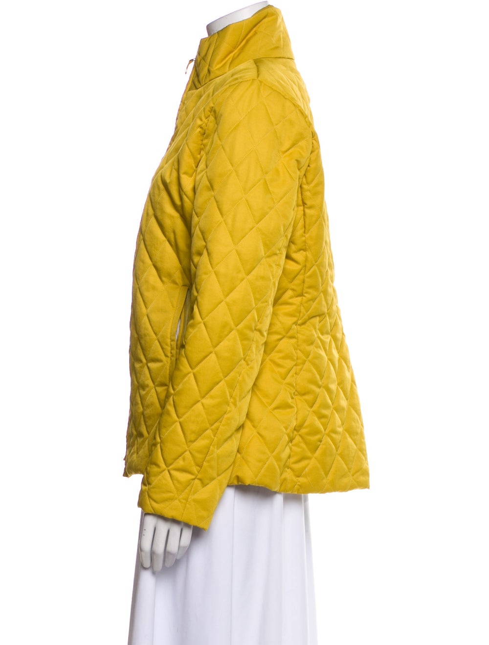 Burberry Jacket Green Nova Check Pattern Stand Co… - image 2