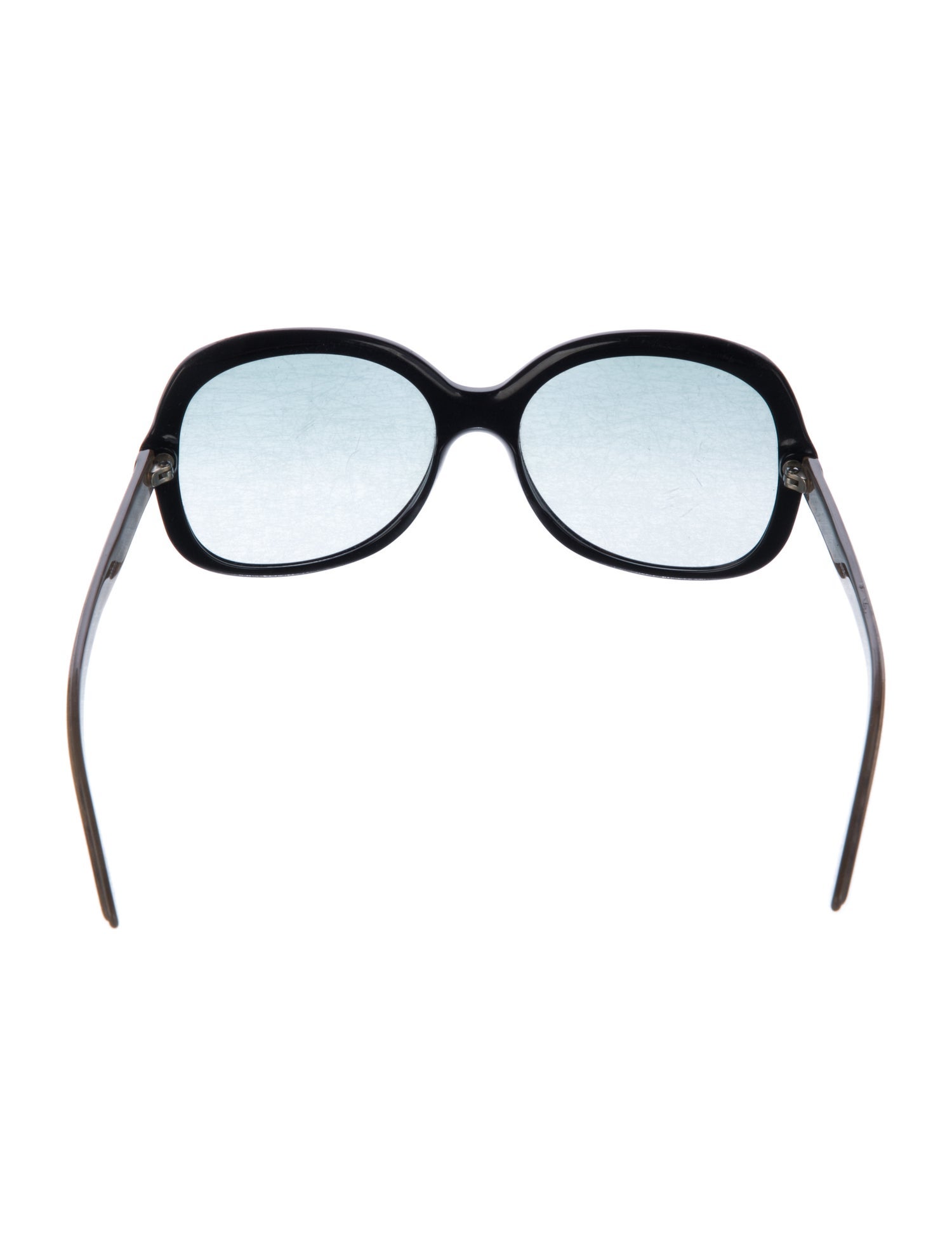 Burberry House Check Pattern Oversize Sunglasses