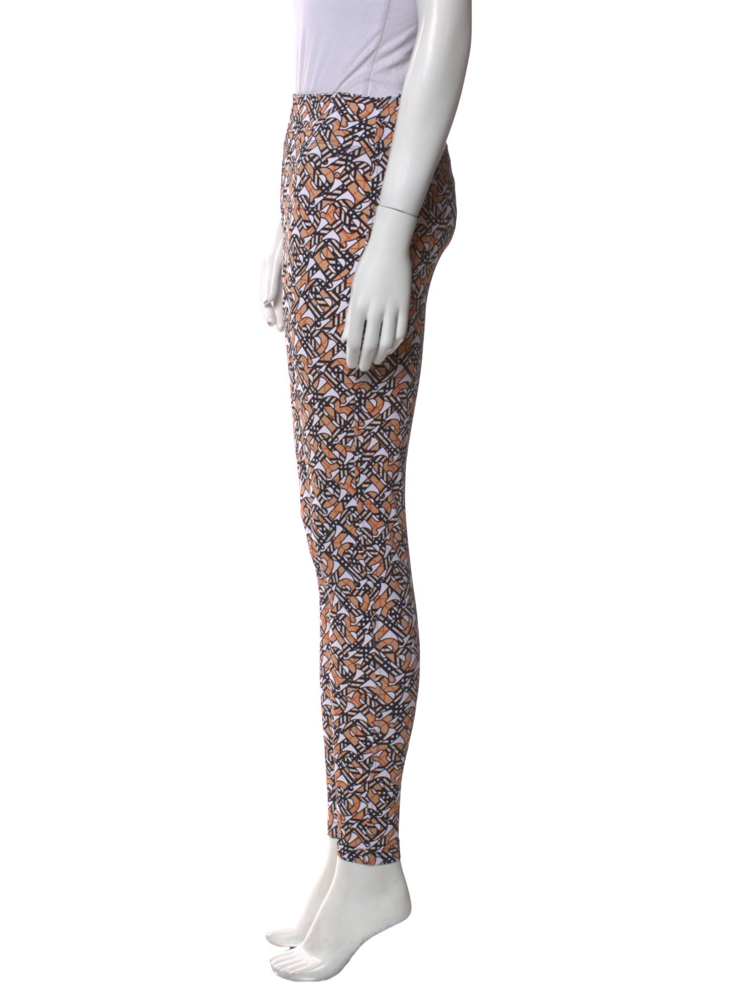 Burberry Printed Skinny Leg Pants