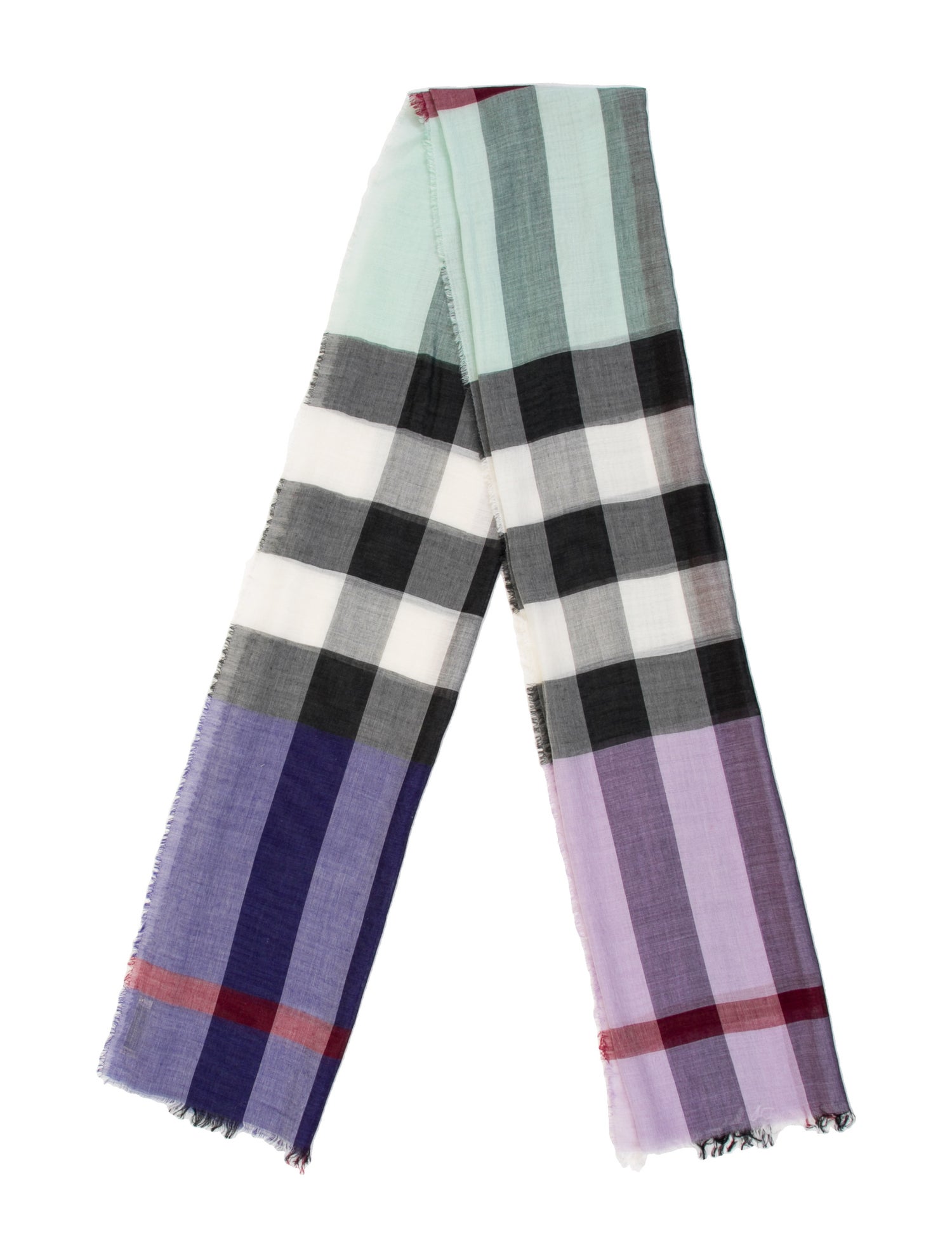Burberry Cashmere Striped Scarf
