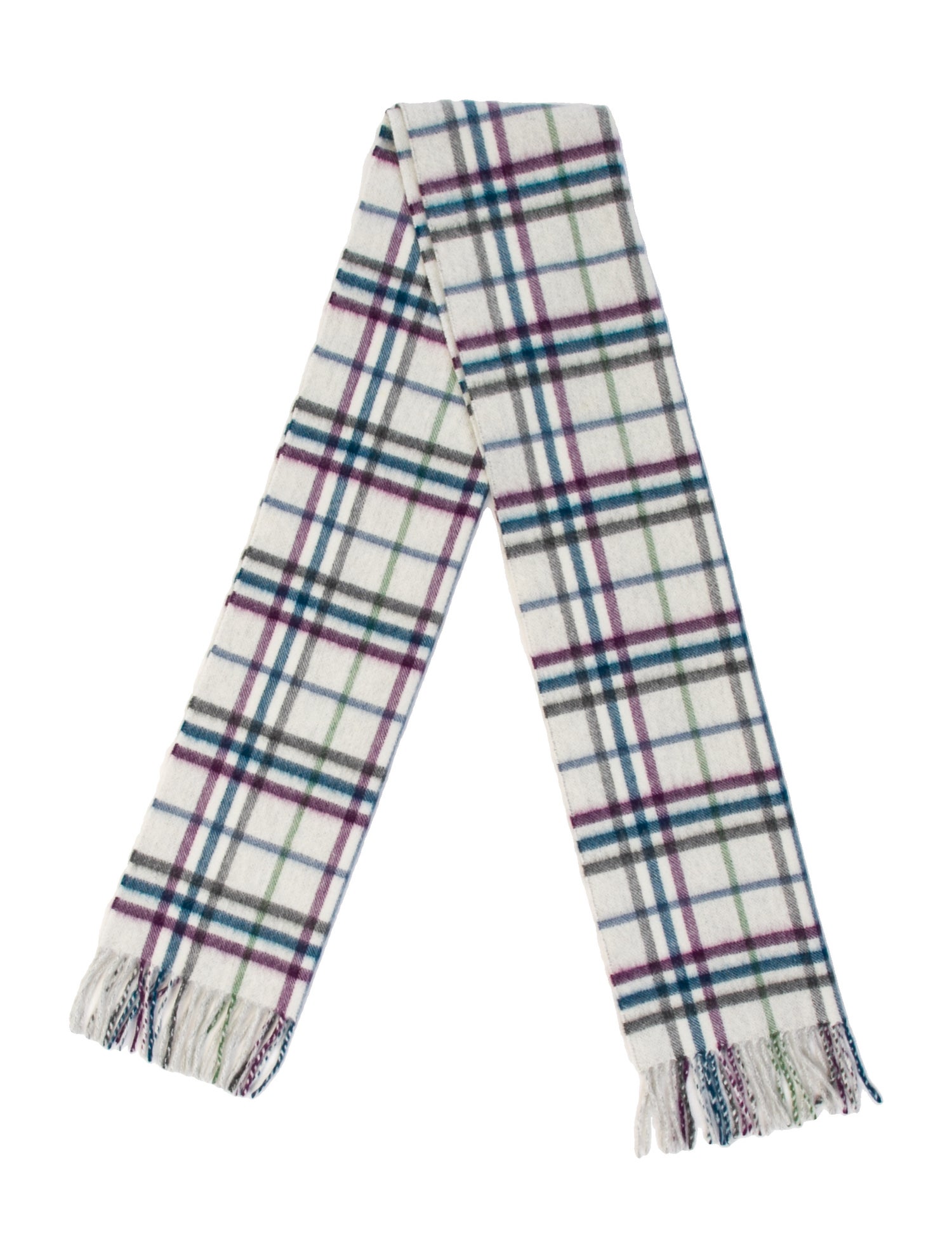 Burberry Cashmere Striped Scarf