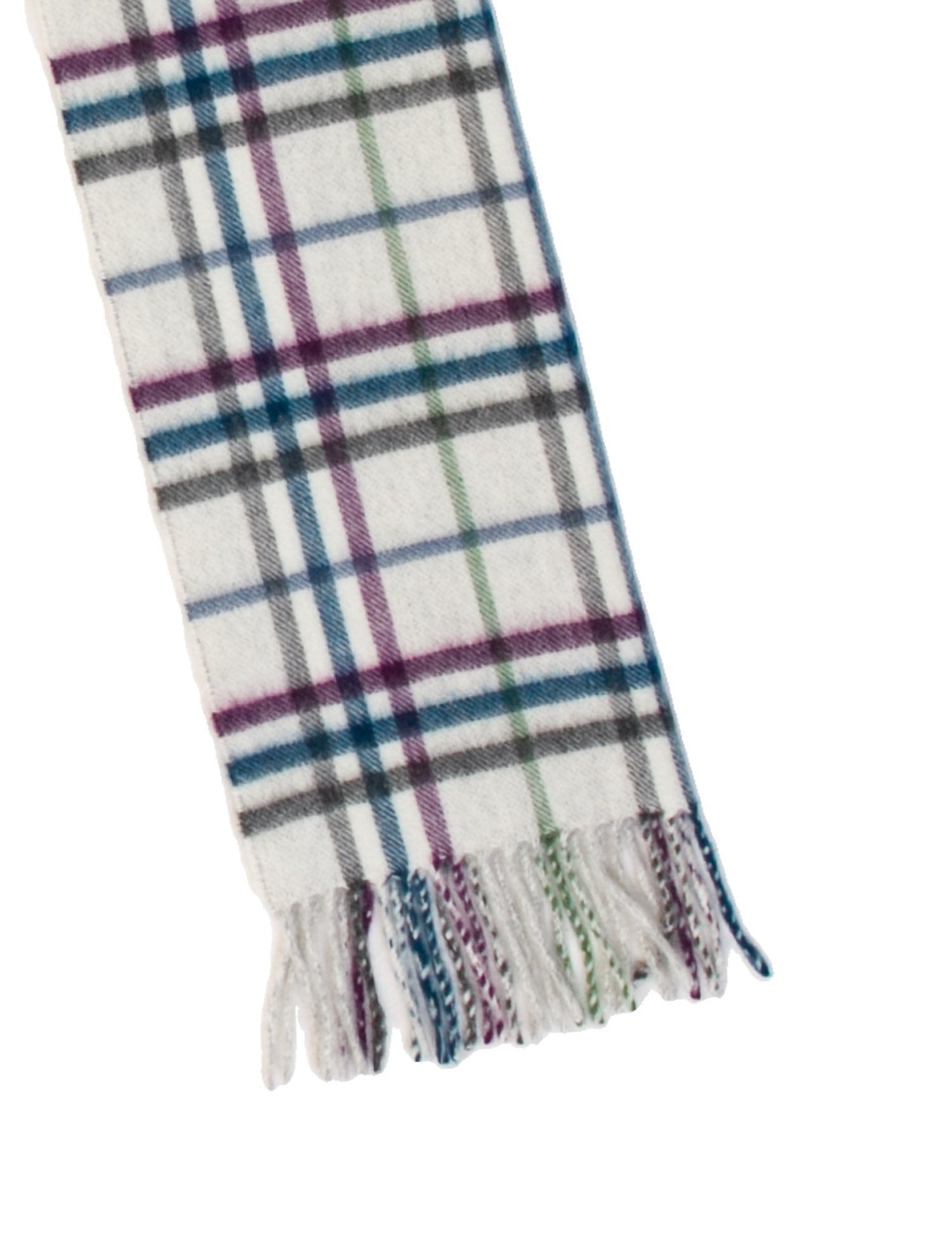 Burberry Cashmere Striped Scarf
