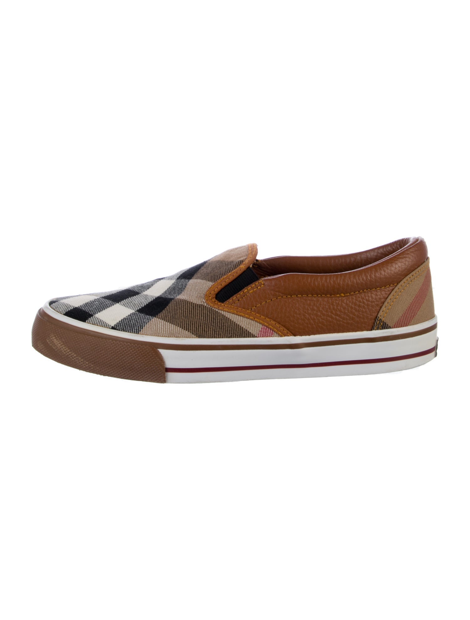 Burberry Super Nova Check Pattern Sneakers