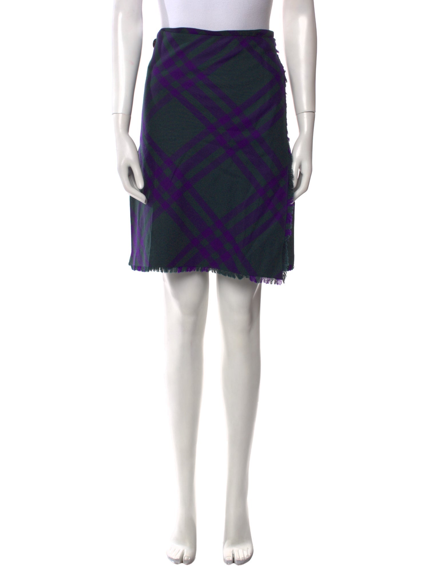 Burberry Wool Knee-Length Skirt w/ Tags