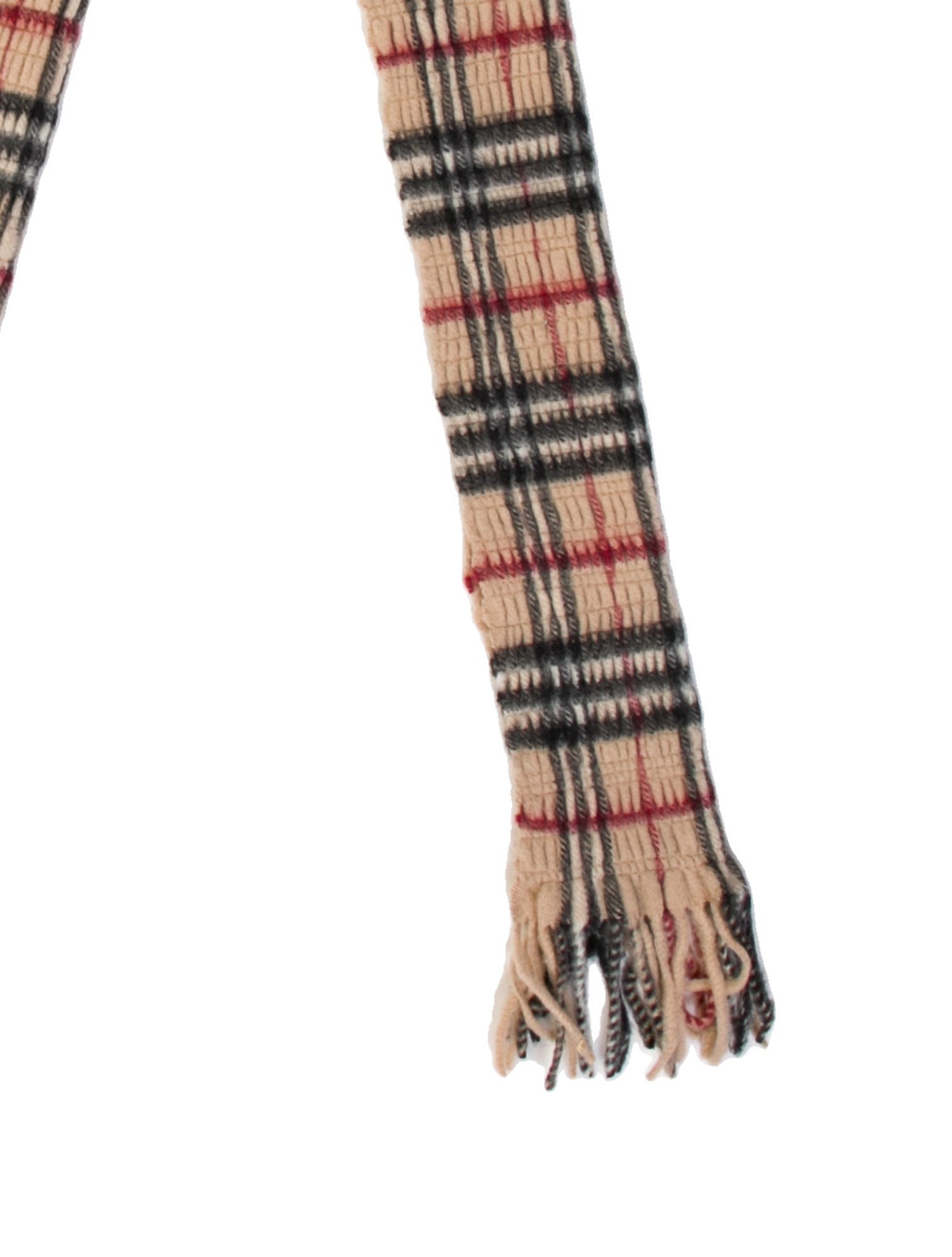 Burberry Cashmere House Check Pattern Scarf