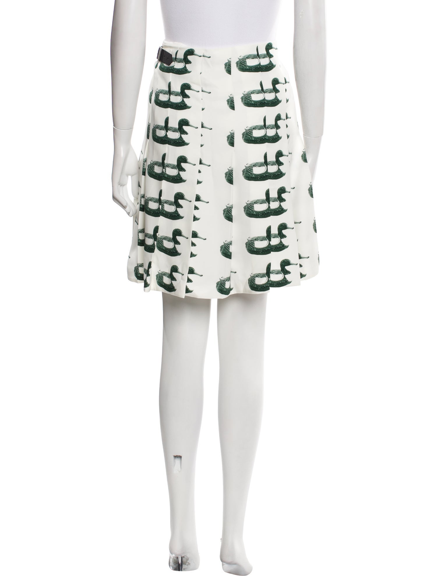 Burberry Printed Knee-Length Skirt